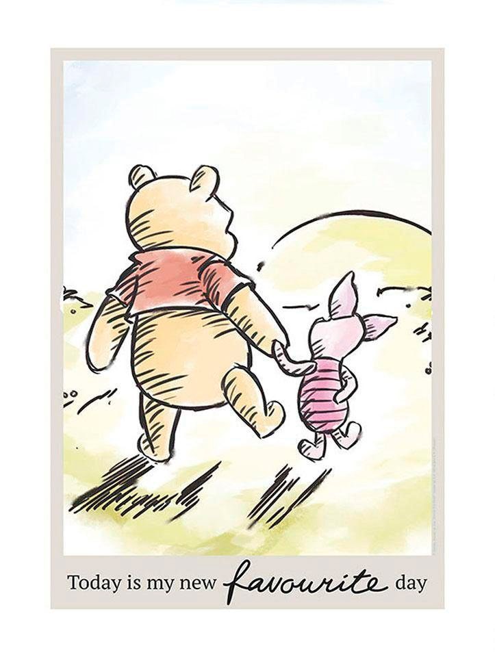 ✵ Komar Poster »Winnie Pooh Today«, Disney, Höhe: 70cm günstig ordern |  Jelmoli-Versand