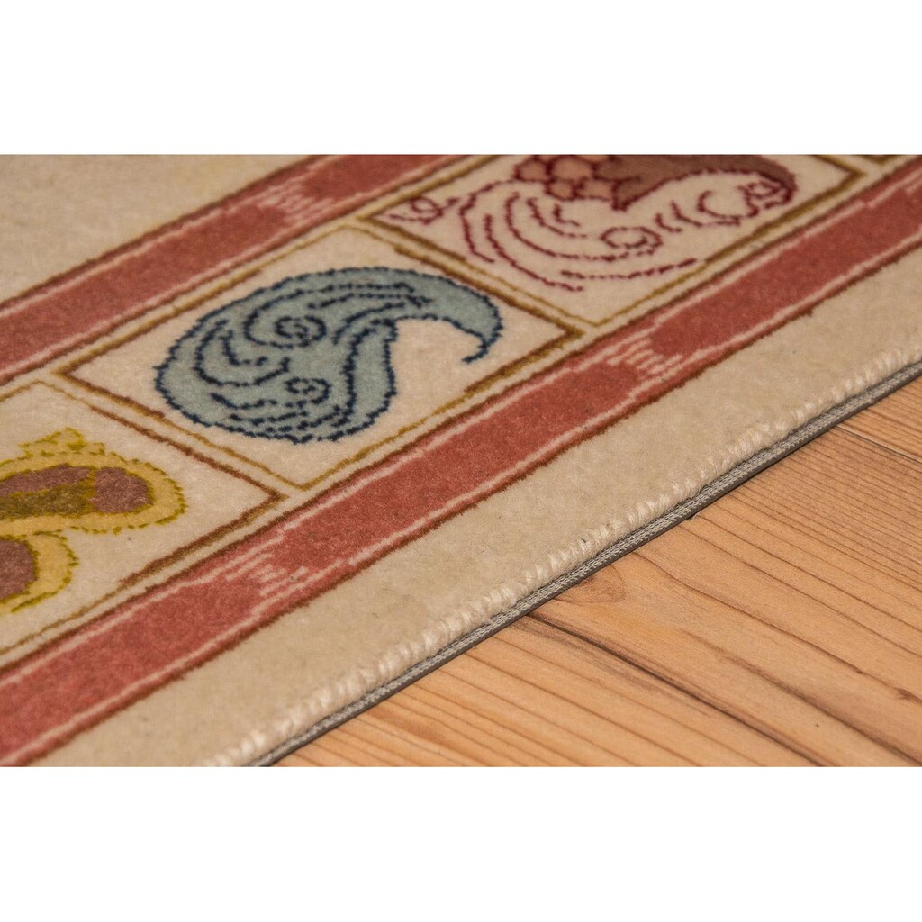 morgenland Teppich »Täbriz 50 Raj Teppich handgeknüpft mehrfarbig«, rechteckig