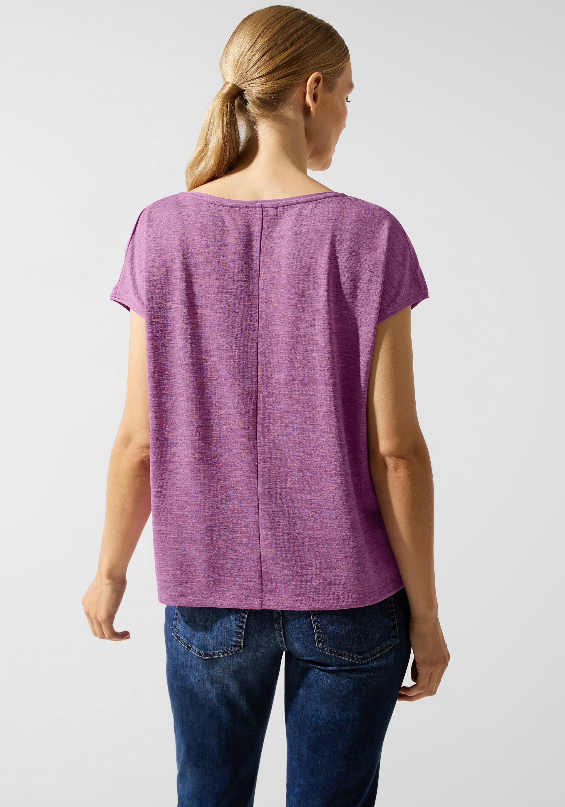 an online STREET Schweiz Jelmoli-Versand kaufen bei ONE den mit Schultern Shirttop, Einsätzen unifarbenen