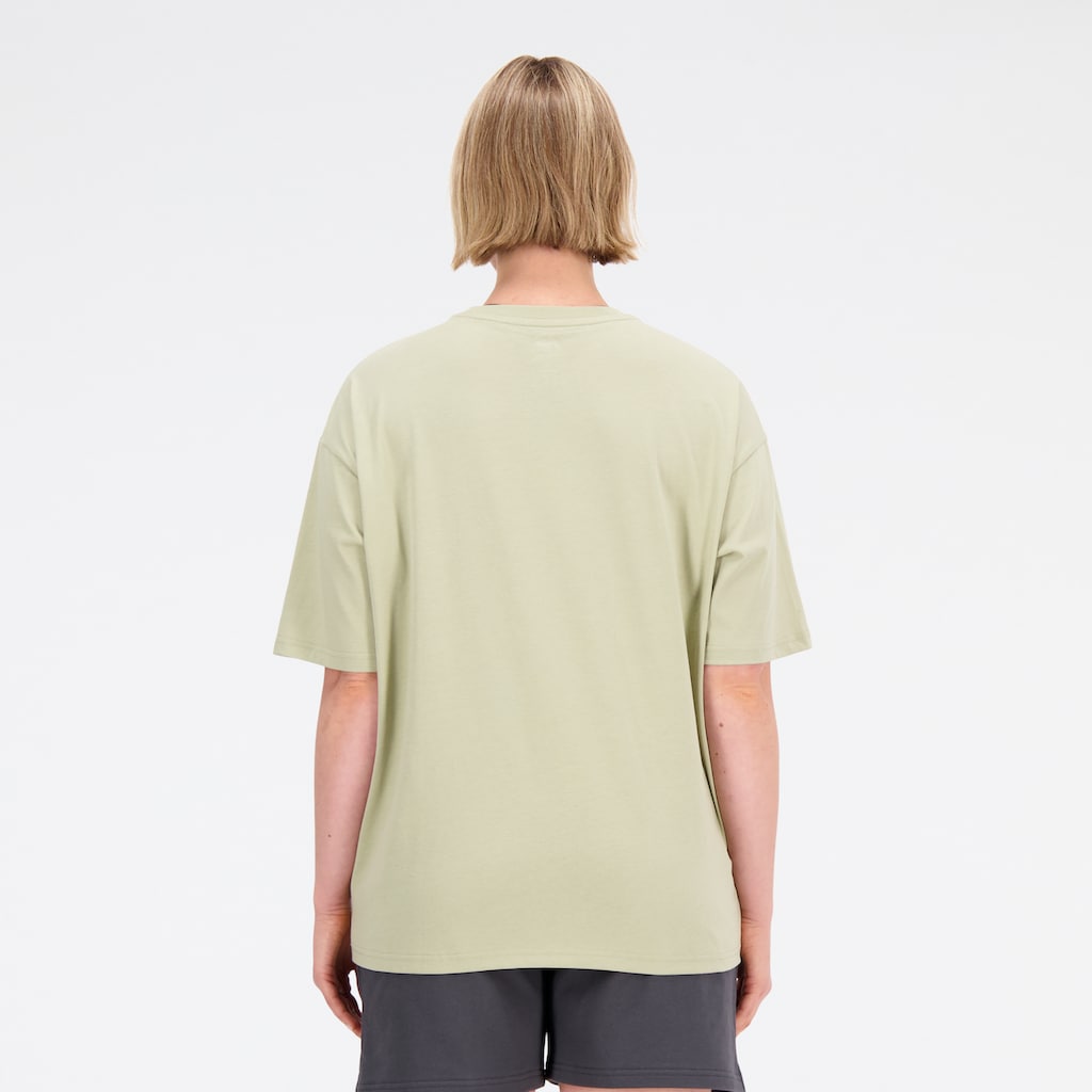New Balance T-Shirt »NB ESSENTIALS STACKED LOGO OVERSIZED T-SHIRT«