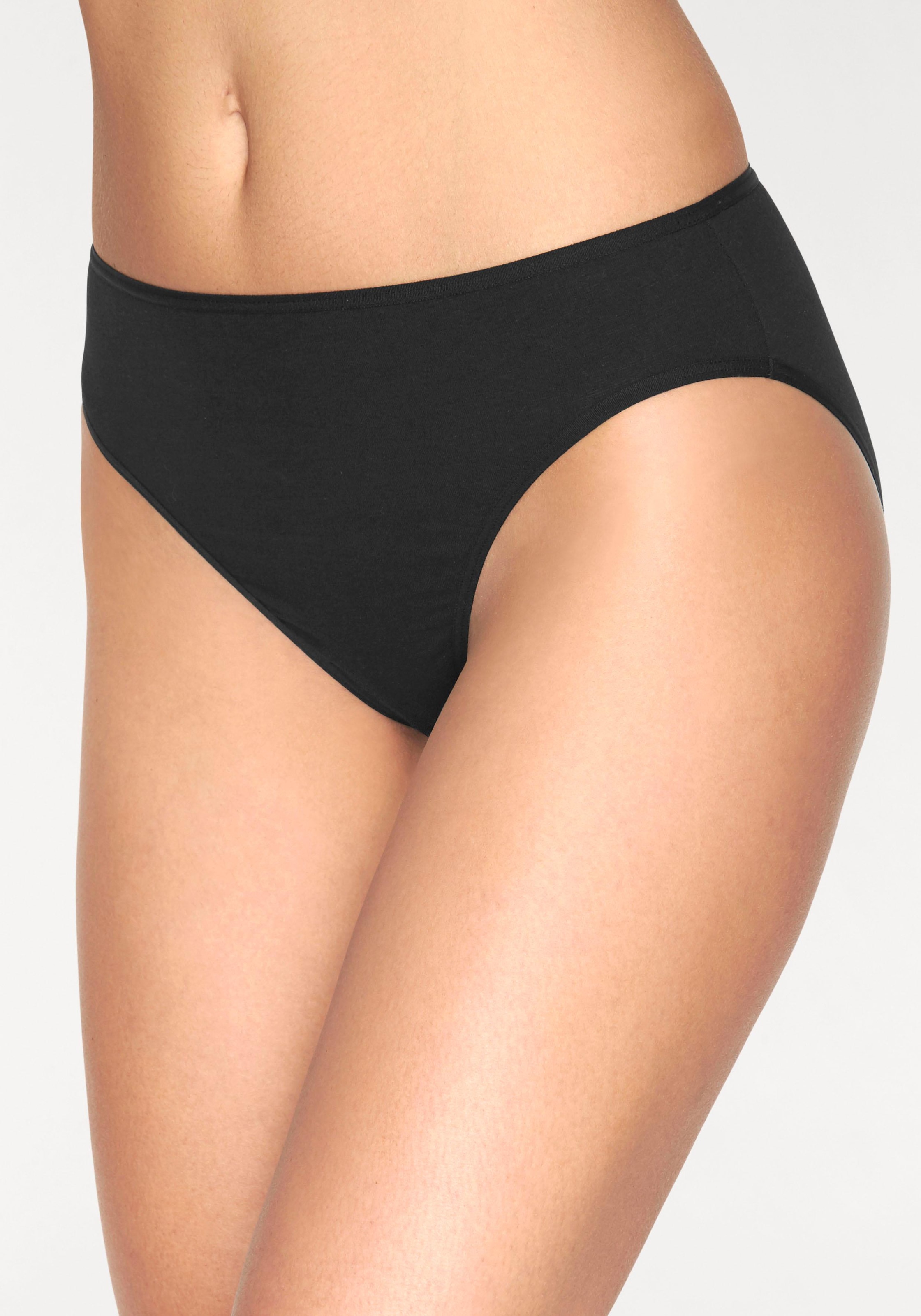 petite fleur Bikinislip, (Packung, 10 St.), aus elastischer Baumwolle