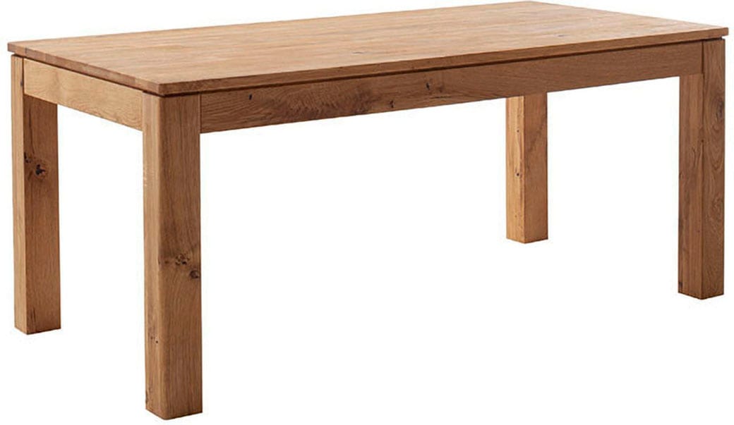 MCA furniture Esstisch »ETNA 4-Fuss Tisch«, (Einzelstück), Massivholz,durchgehende Lamelle,Stollenfuss 10x10cm,Tischplatte 2,5cm