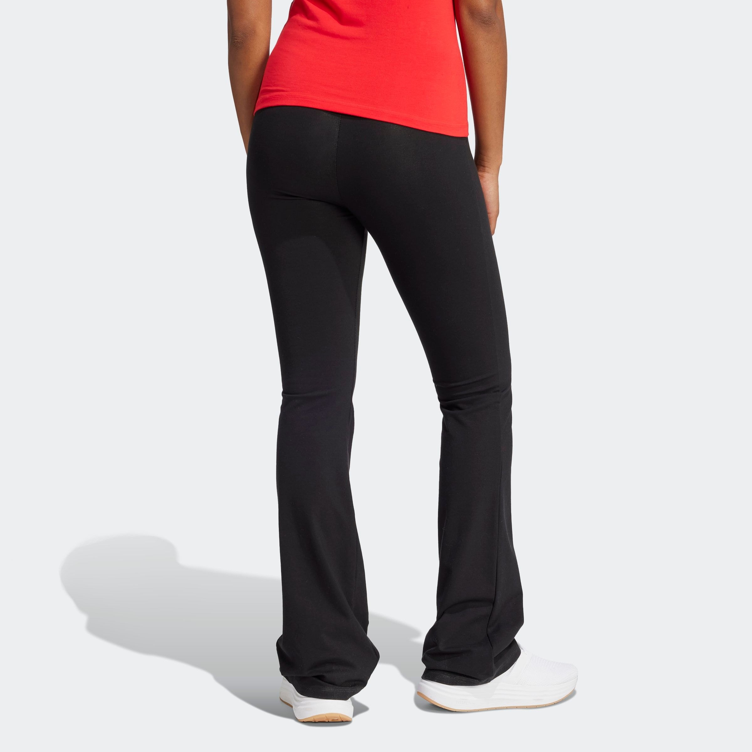 adidas Sportswear Trainingstights »W SL SJ FLARLEG«, (1 tlg.), Hoher Bund, ausgestellte Beinform