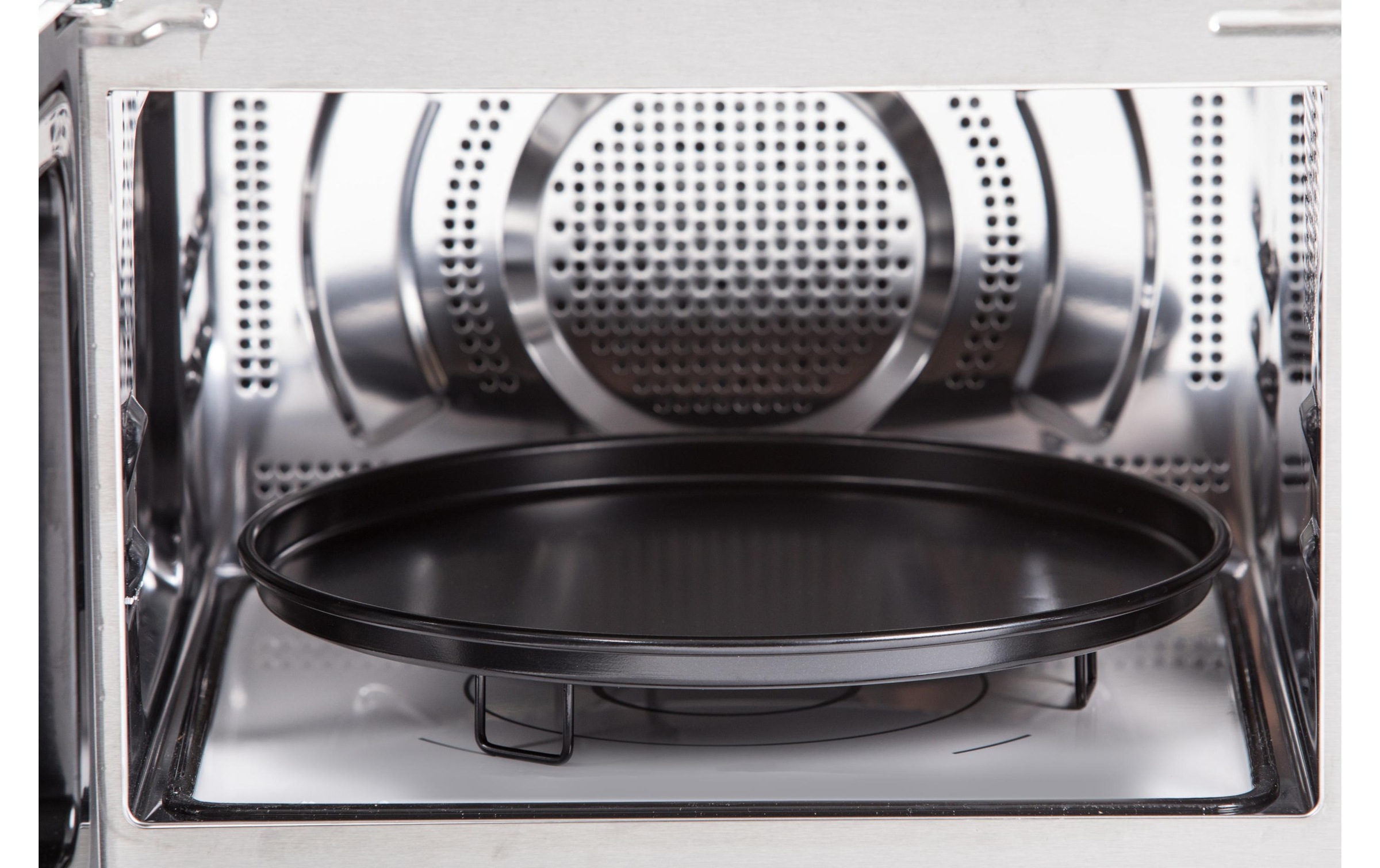 Sharp Mikrowelle »R860S Silberfarben Schwarz«, 900 W