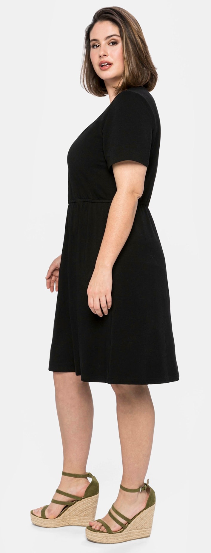 Sheego Jerseykleid »Jerseykleid«