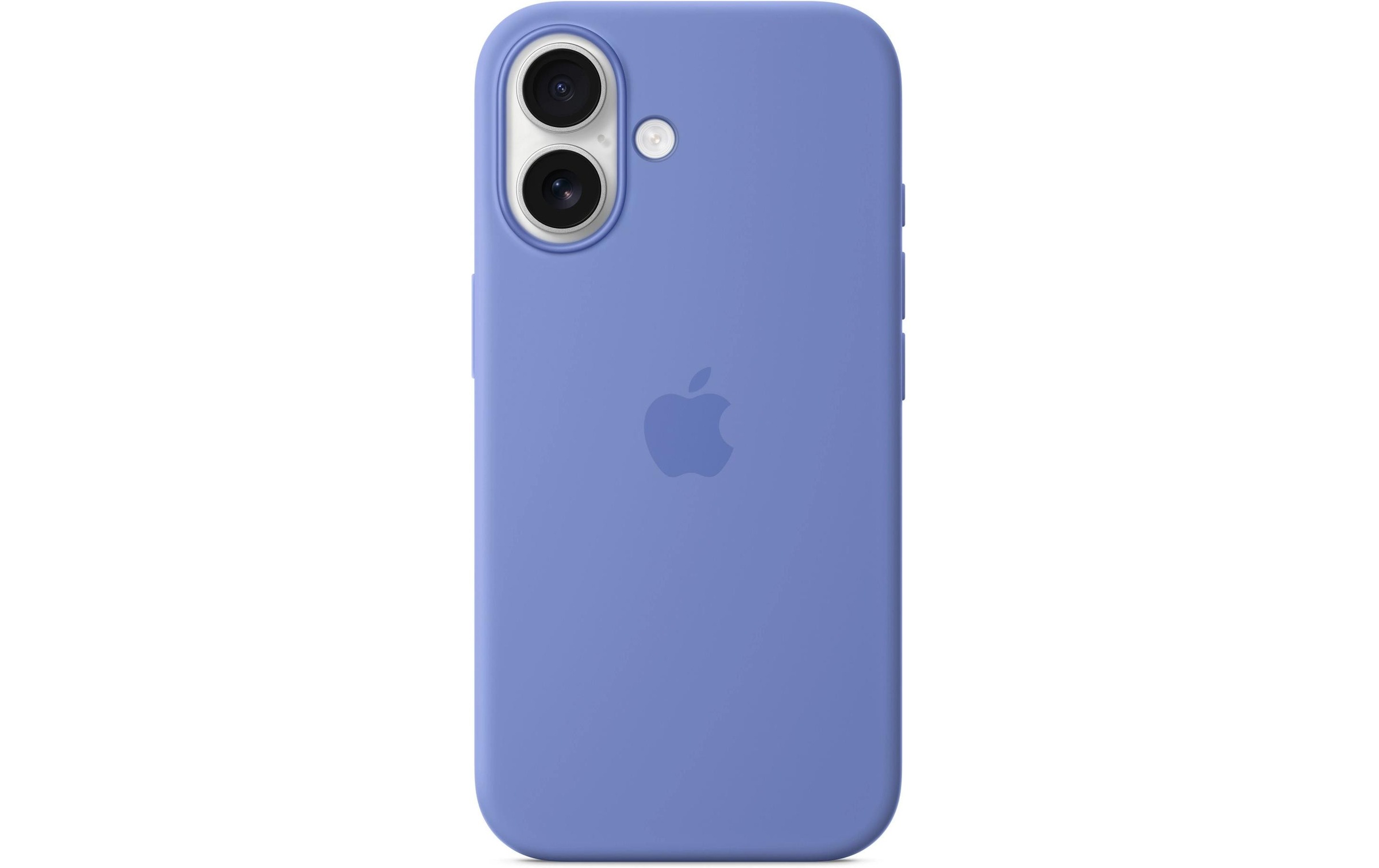 Apple Smartphone Silikon Case mit MagSafe, iPhone 16, Veilchen