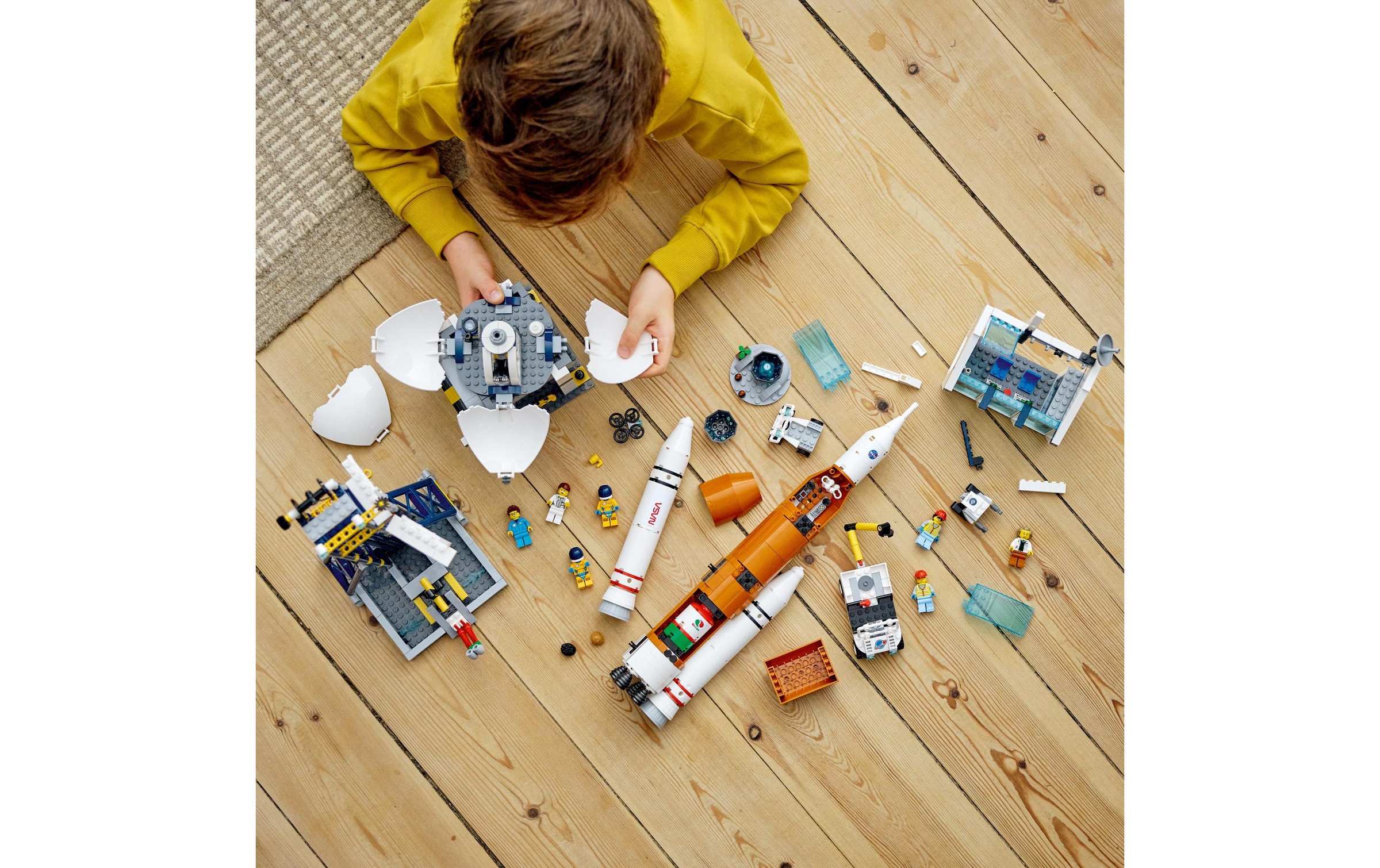 LEGO® Spielbausteine »Raumfahrtzentrum 60351«, (1010 St.)