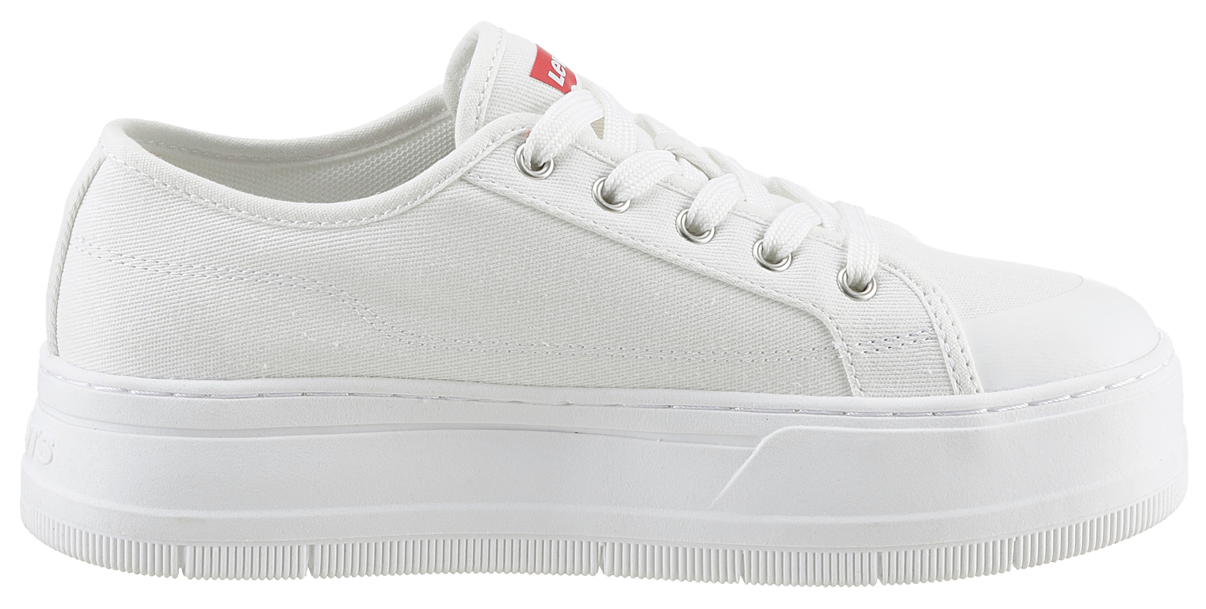 Levi's® Kids Sneaker »MAUI LIGHT«, mit Gummi beschichtete Vorderkappe, Freizeitschuh, Halbschuh, Schnürer