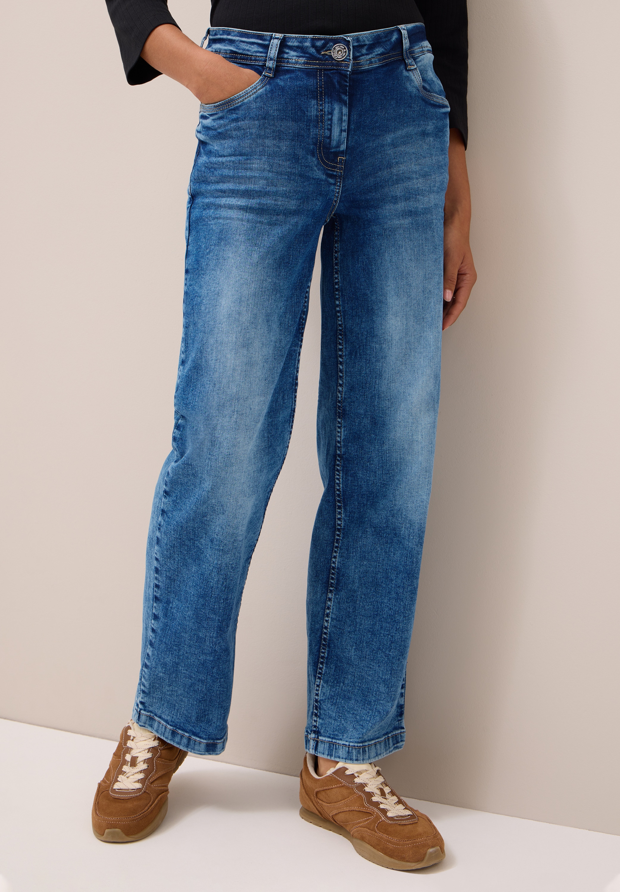 Cecil Weite Jeans »Style Neele« im Five-Pocket Style