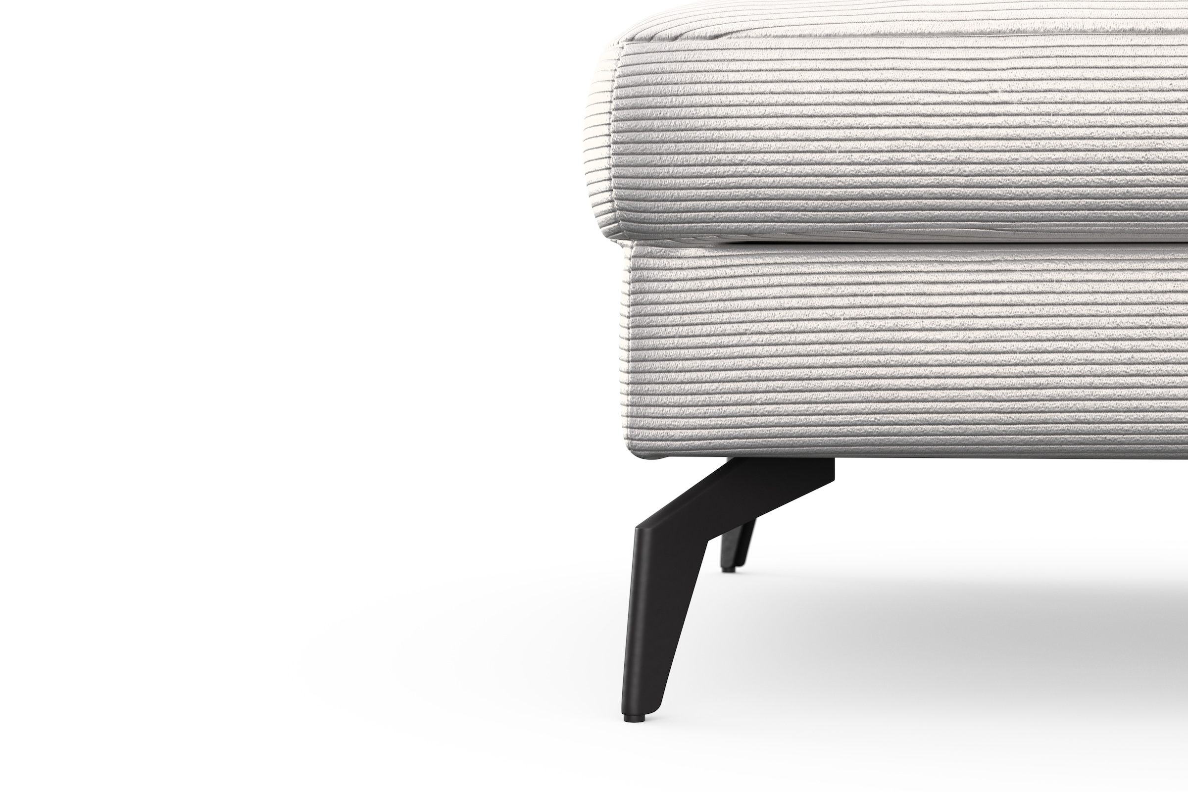 sit&more Polsterhocker »Cabana«, mit stylischen Metallfüssen