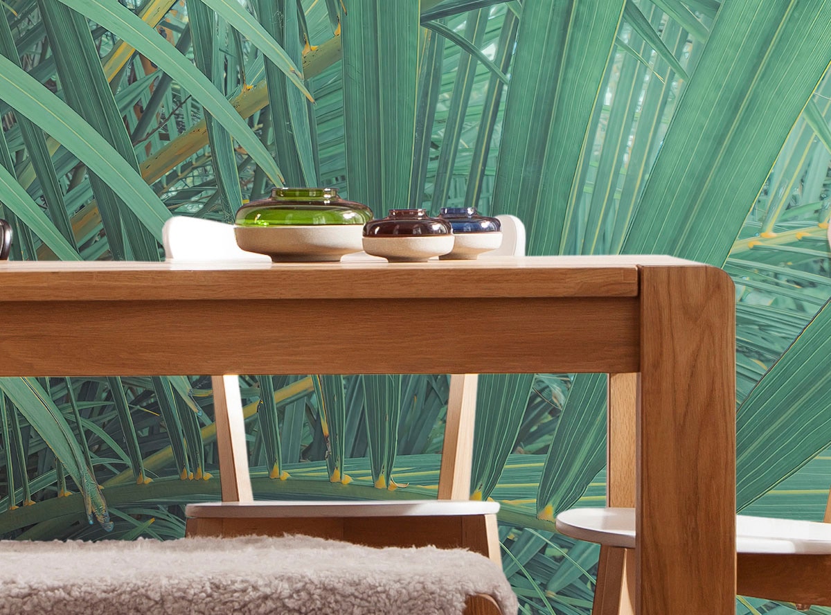 Komar Fototapete »Digitaldruck Vlies - Foggy Fern - Grösse 400 x 250 cm«, bedruckt, Wohnzimmer, Schlafzimmer