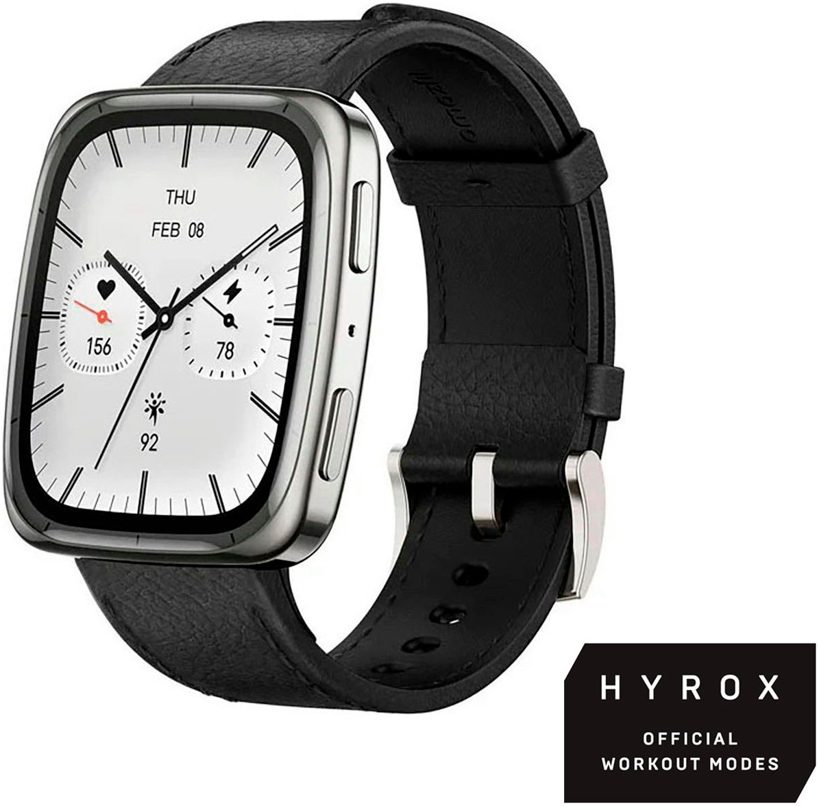 Amazfit Smartwatch "Active 2 Square" (4,44 cm / 1,75 ″) Zepp OS