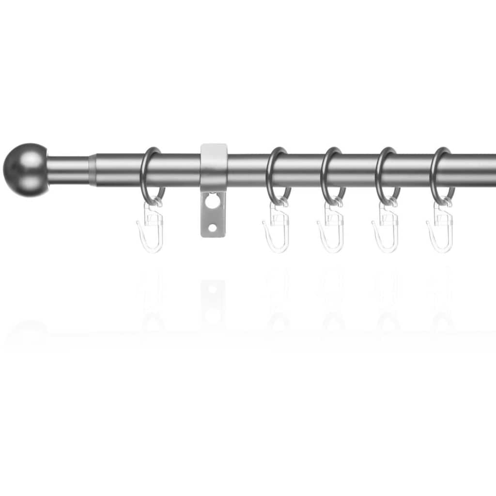 LICHTBLICK ORIGINAL Gardinenstange »Gardinenstange Kugel, 20 mm, ausziehbar, 1 läufig 130 - 240 cm«, 1 läufig-läufig, ausziehbar