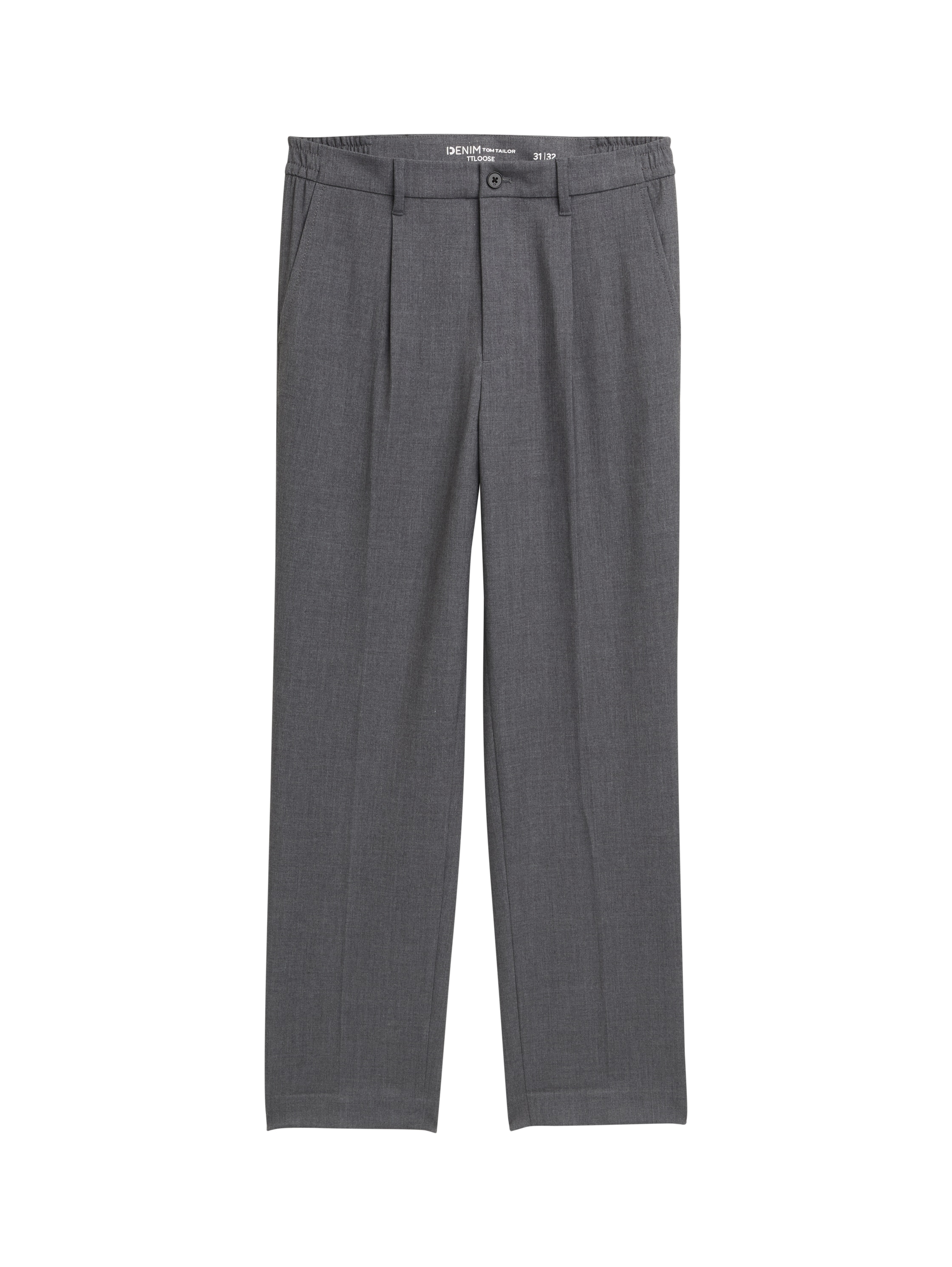 TOM TAILOR Denim Chinohose, mit Bügelfalte