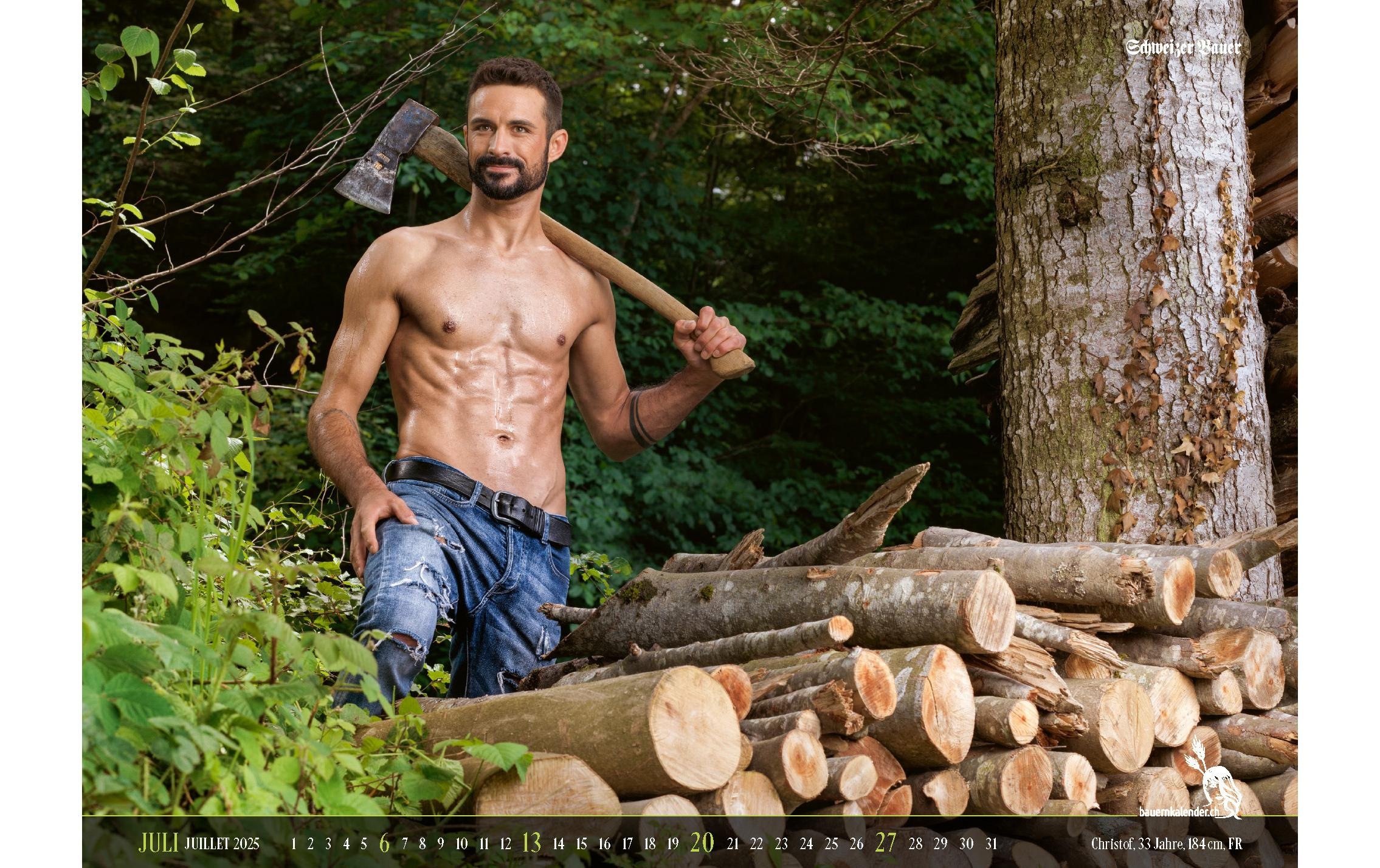 Wandkalender »Calendaria Bauern Boys 2025«