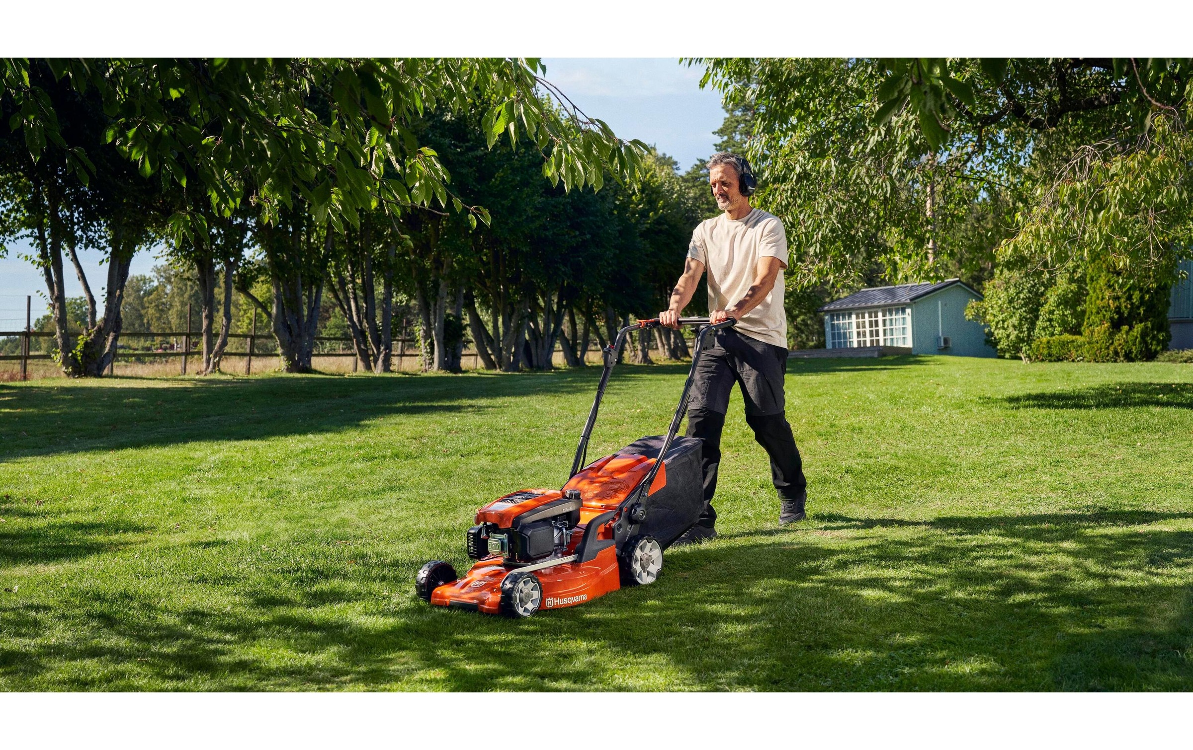 Husqvarna Benzinrasenmäher »LC 347 VE«