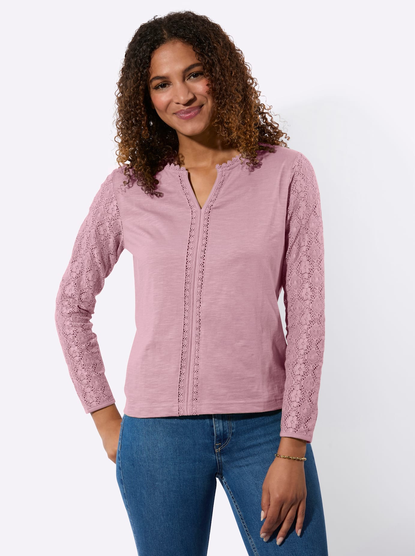 Inspirationen Spitzenshirt "Shirt" 1 tlg.