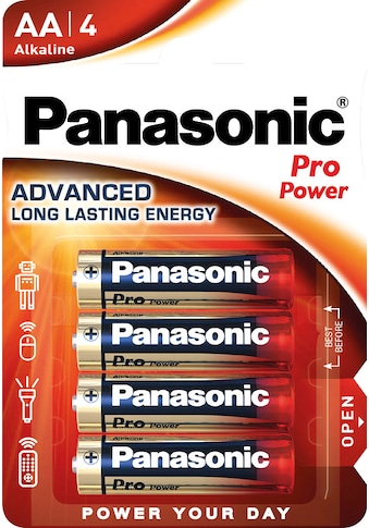 Panasonic Batterie »4er Pack Pro Power - AA«, LR06, 1,5 V, (Set, 4 St.) kaufen