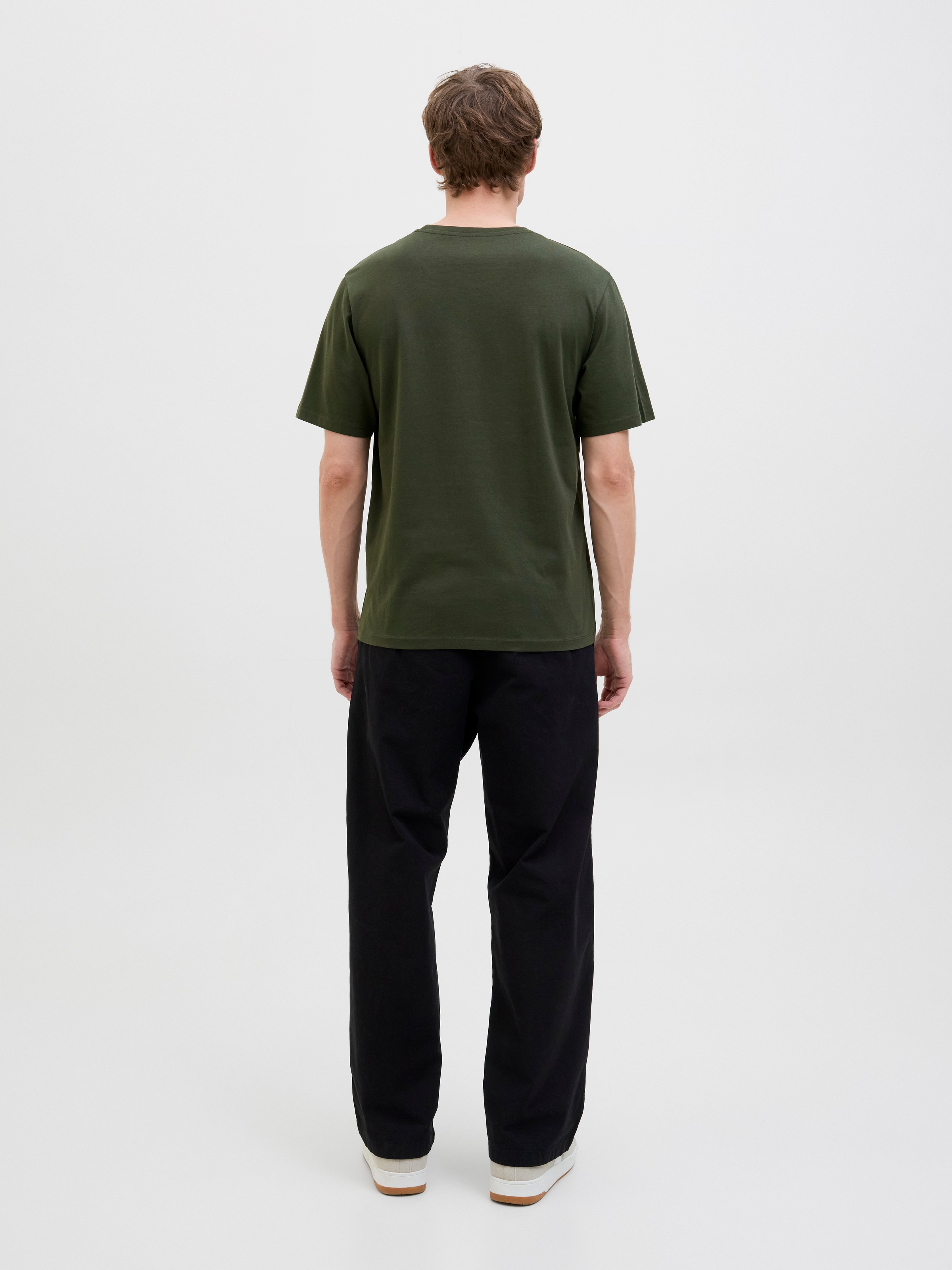 Jack & Jones Rundhalsshirt »JJECORP GRAPHIC TEE SS O-NECK NOOS«, mit Logo Print