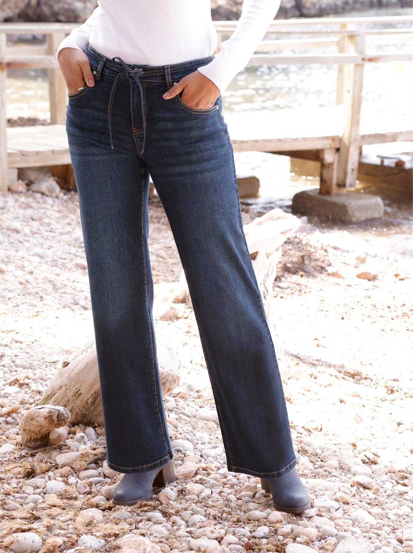Casual Looks 5-Pocket-Jeans 1