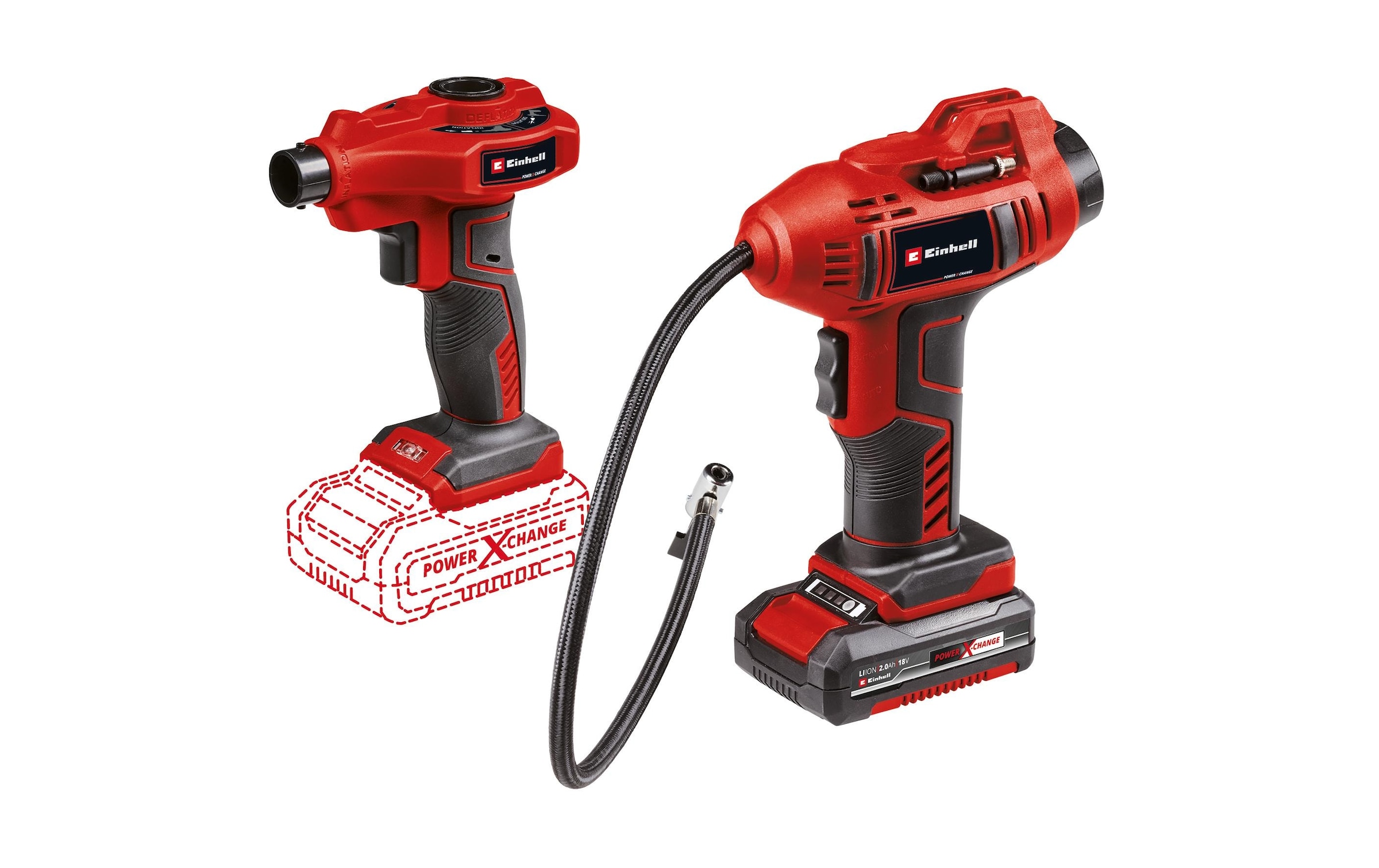 Einhell Akku-Handkompressor »CE-AP 18+CE-CC 18+2,0 Ah Kit«