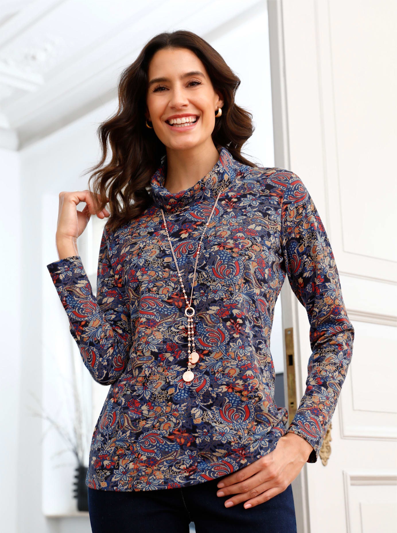 Inspirationen Rollkragenshirt »Shirt« 1 Stk.