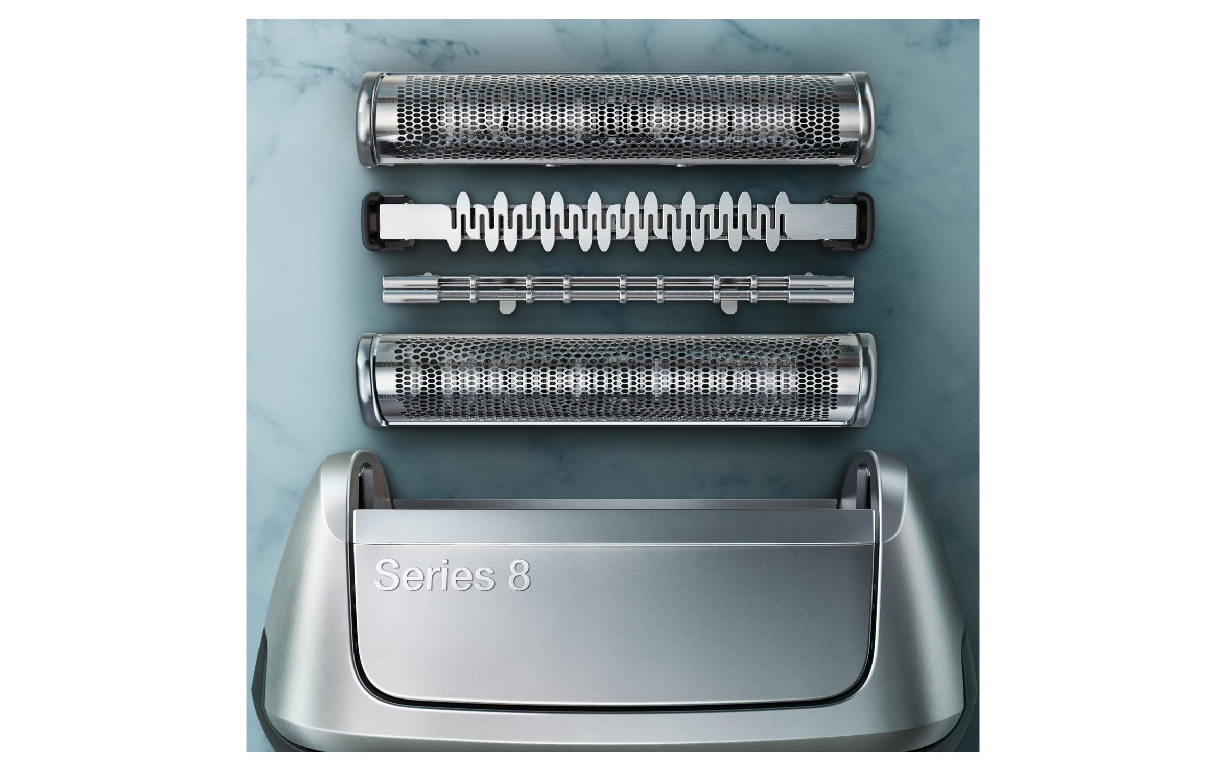 Braun Gesichtshaarrasierer »Braun Herrenrasierer Series 8 8370cc mit Reinigungsstation«