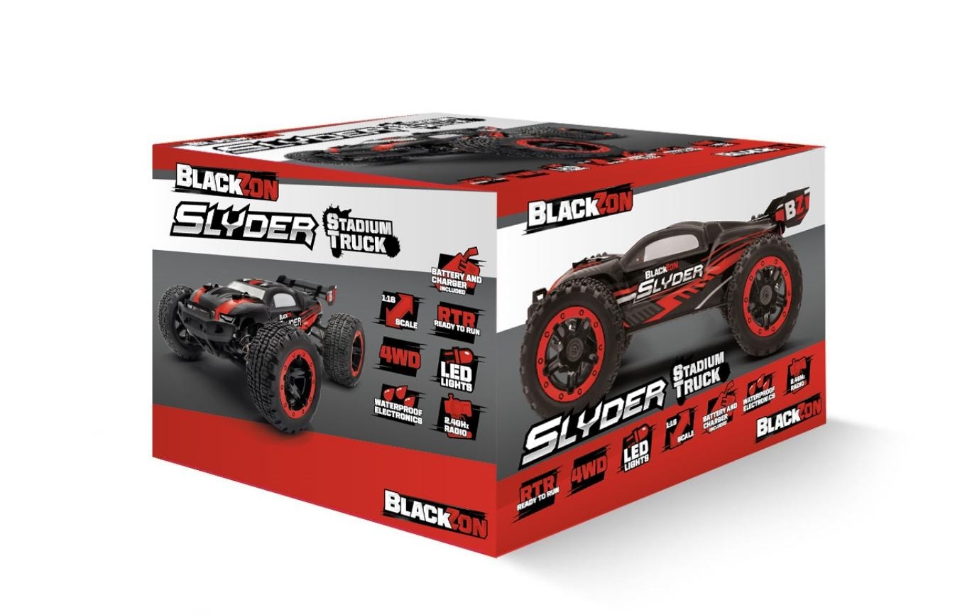 RC-Monstertruck »Blackzon Slyder ST 4WD Rot,«