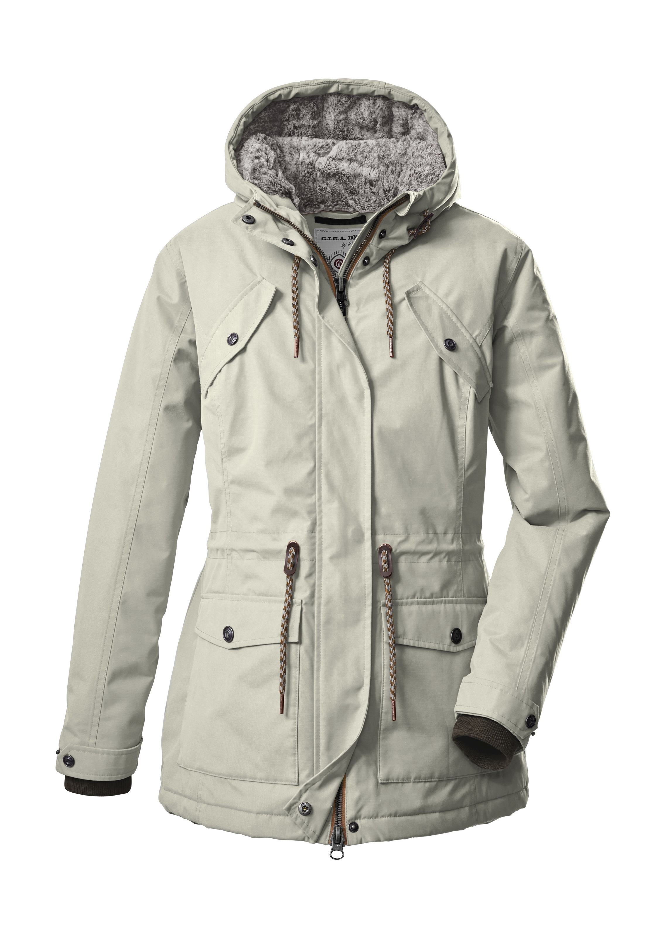 G.I.G.A. DX by killtec Parka »GW 8 WMN PRK« Wasserdichter Parka mit verstellbarer Kapuze und Taillenweite