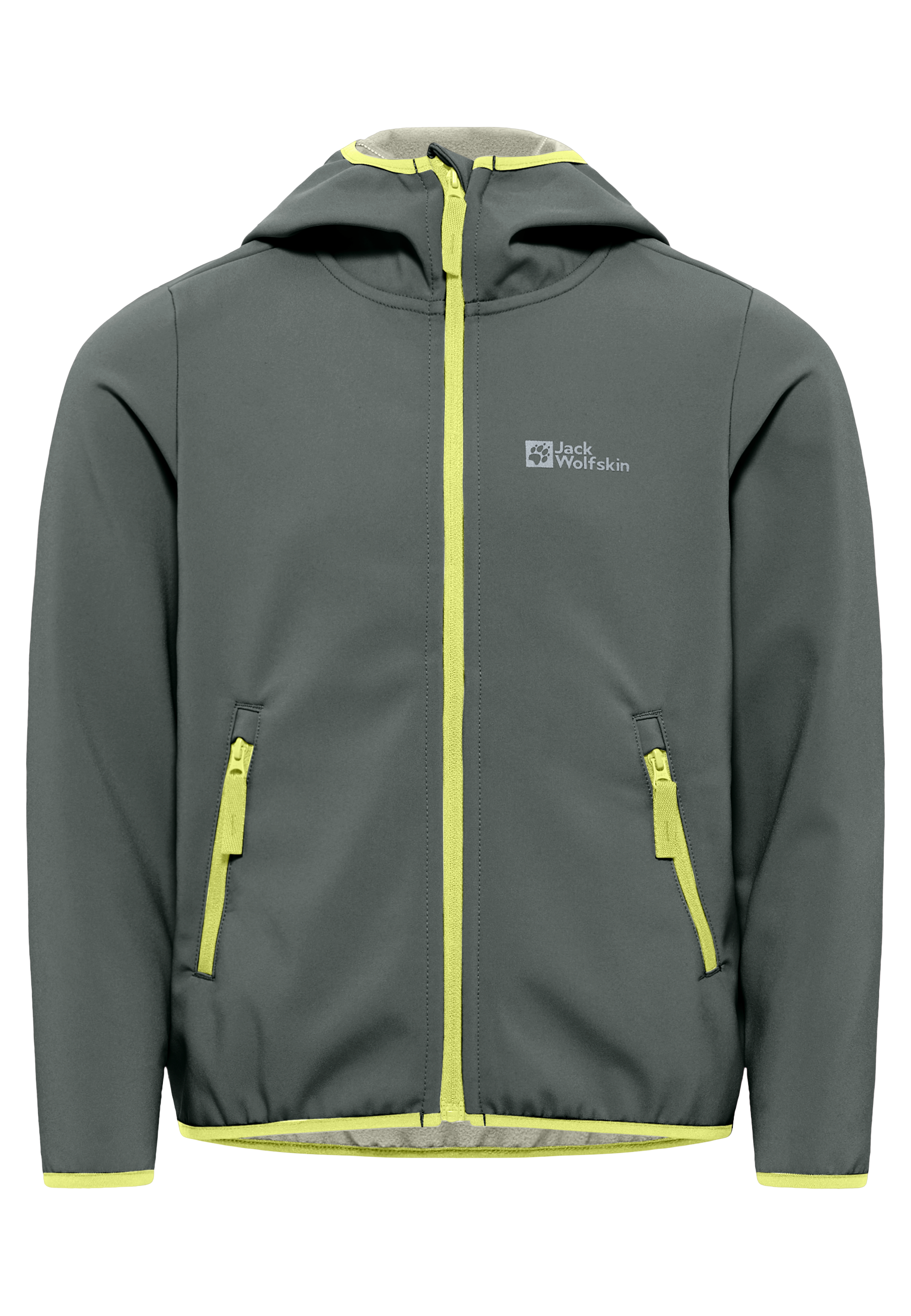 Jack Wolfskin Softshelljacke »FOURWINDS JACKET für Kinder«, mit Kapuze