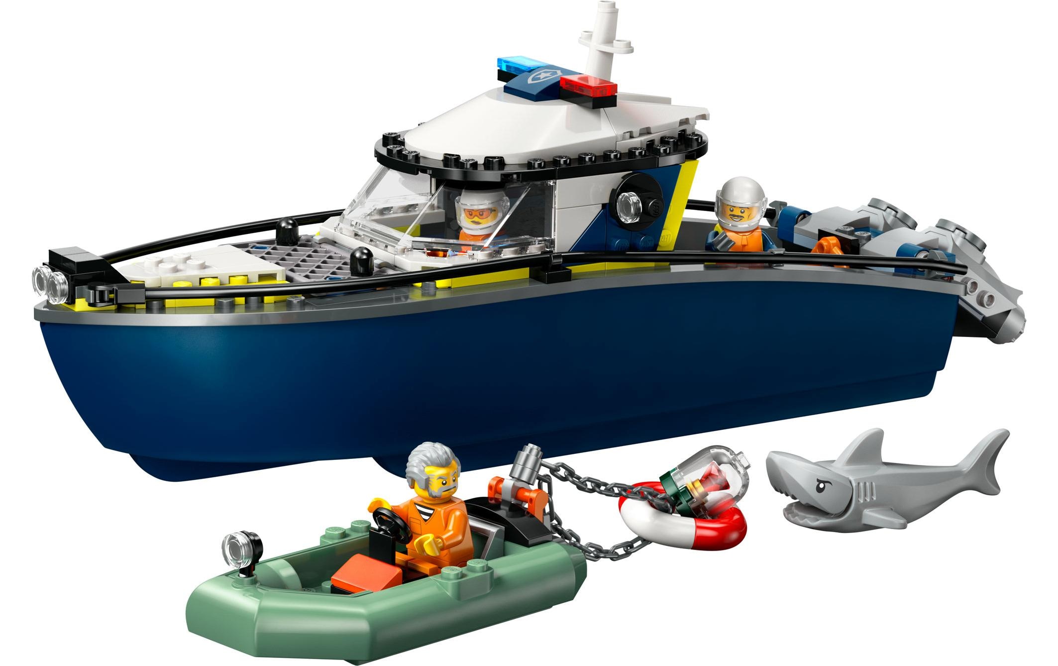 LEGO® Spielbausteine »City Verfolgungsjagd im Polizeiboot 60456«, (264 St.)
