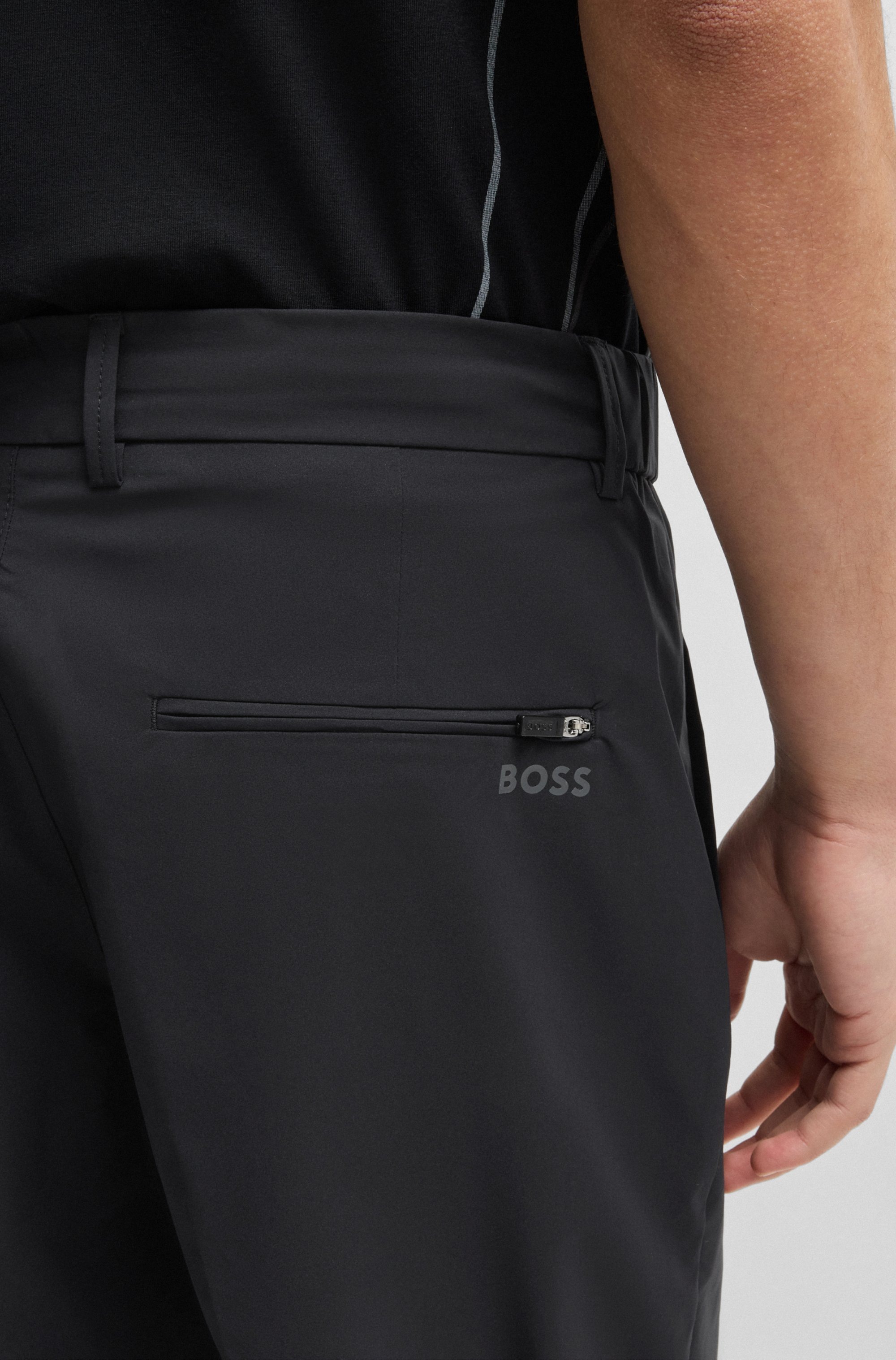 BOSS GREEN Shorts »S Speedflex«, in klassischer Form Jogpants Sweatpants Stretchhose