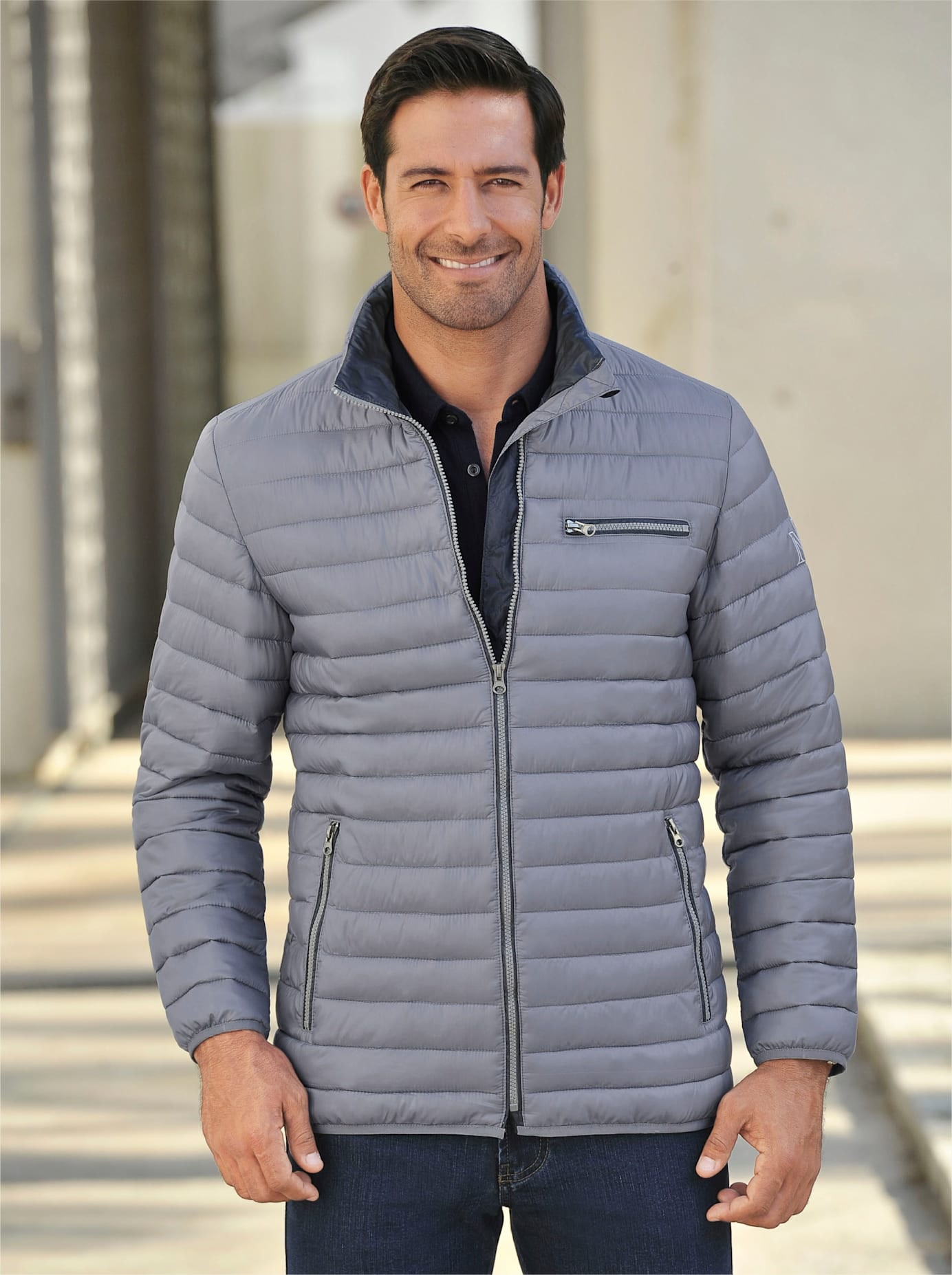 Marco Donati Langjacke ohne Kapuze