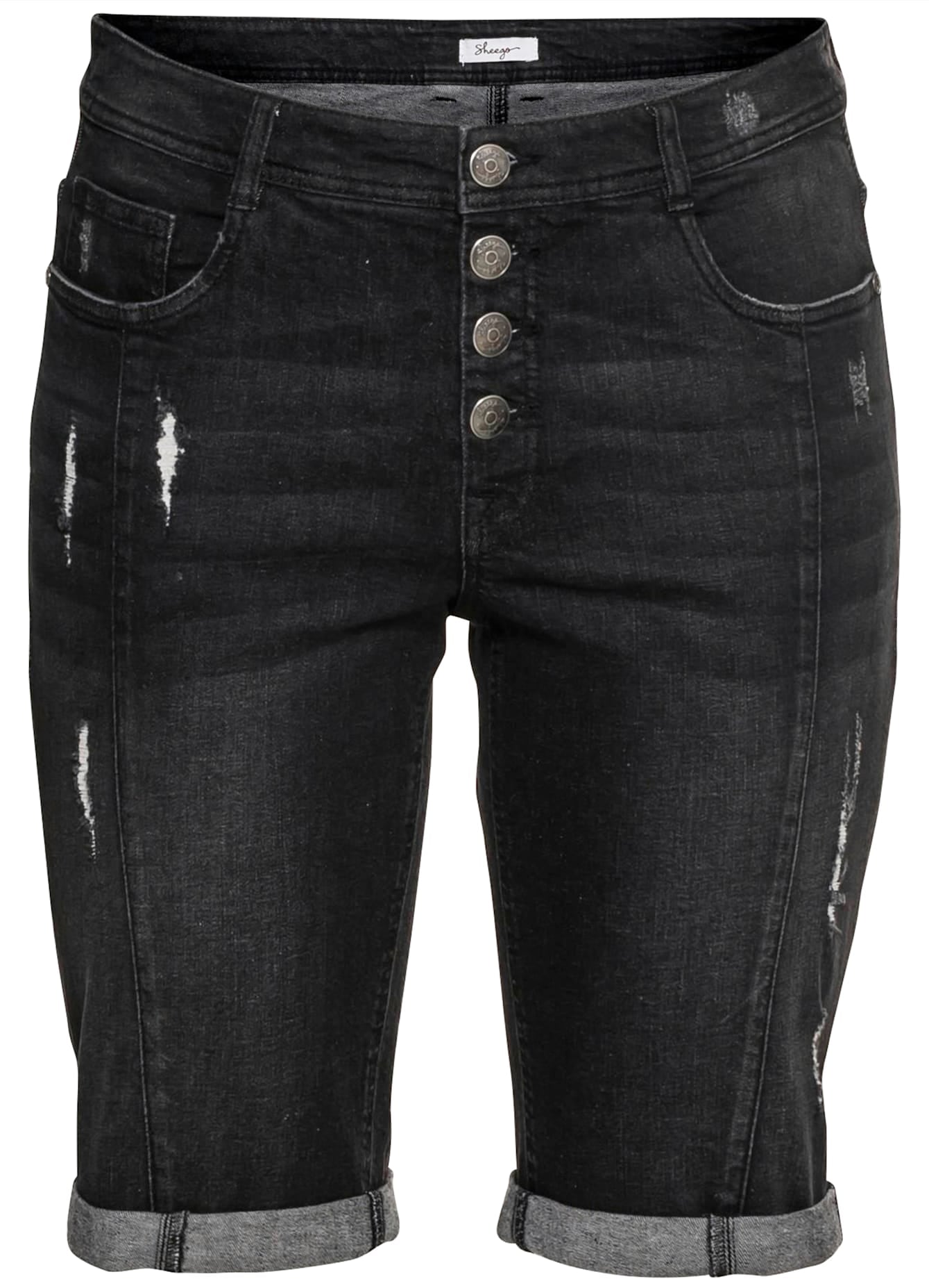 Sheego Jeansbermudas, (1 tlg.)