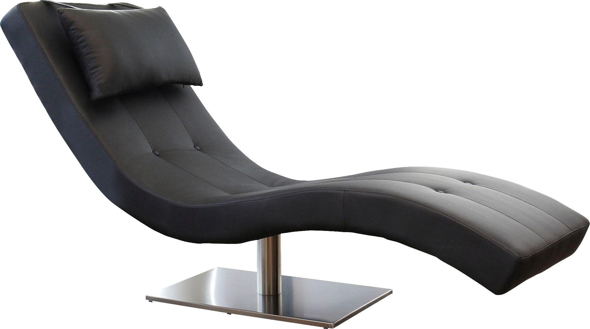 SalesFever Relaxsessel »Komfortabler Relaxsessel«, mit Nackenkissen, Relaxliege mit modernem Metallfuss