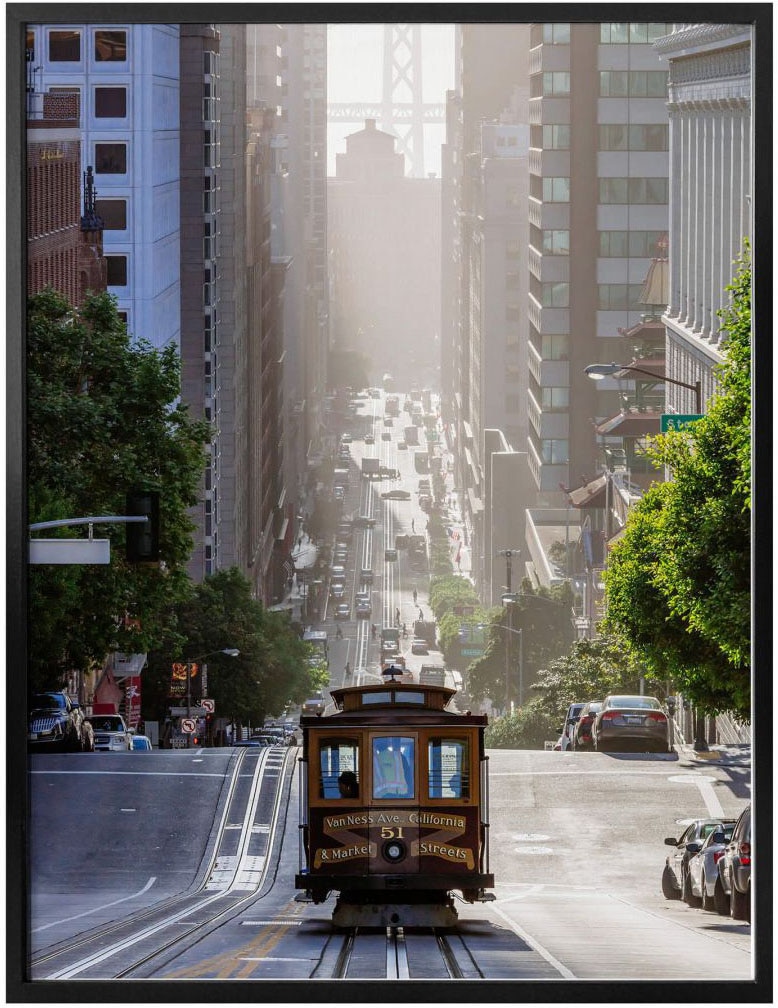 Wall-Art Poster »Cable Car San Francisco«, Städte, (1 St.), Poster, Wandbild,  Bild, Wandposter online bestellen | Jelmoli-Versand