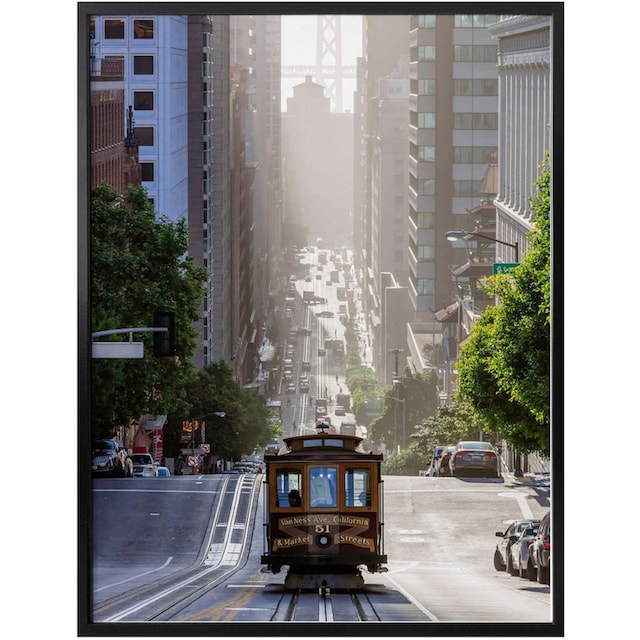 Wall-Art Poster »Cable Car San Francisco«, Städte, (1 St.), Poster, Wandbild,  Bild, Wandposter online bestellen | Jelmoli-Versand