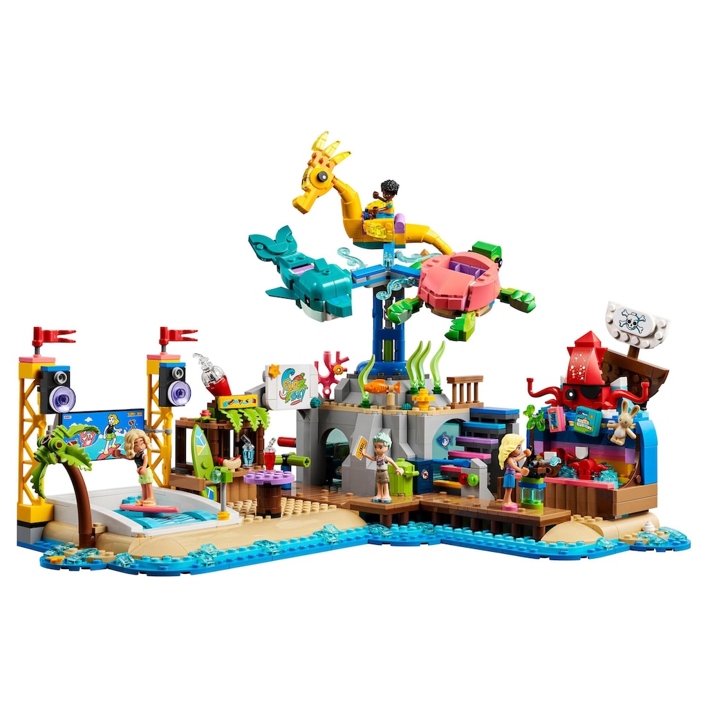 LEGO® Spielbausteine »Friends Strand-Erlebnispark 4«, (1348 St.)
