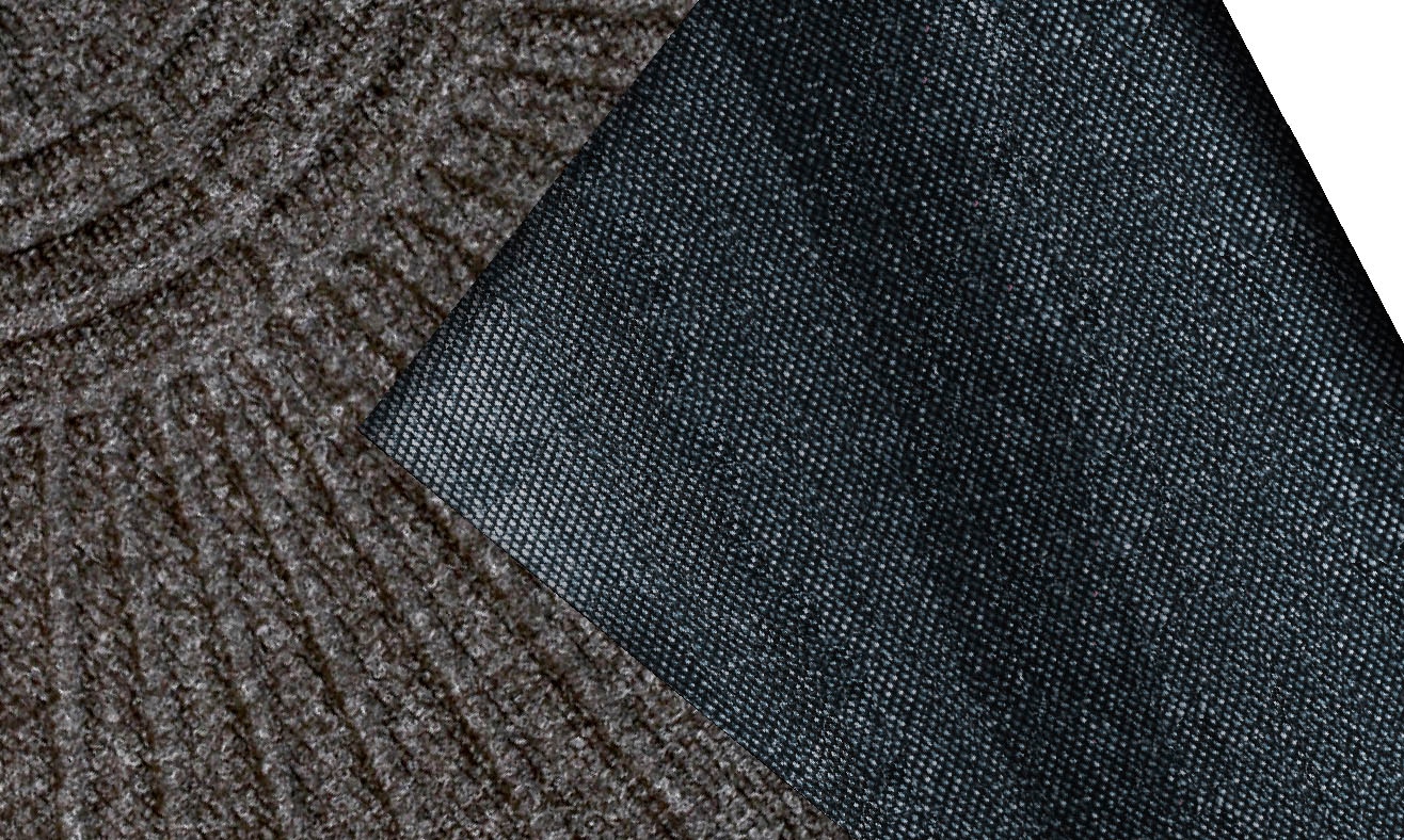 wash+dry by Kleen-Tex Fussmatte »DUNE Halfmoon dark grey«, halbrund, 8 mm Höhe, Schmutzfangmatte, rutschhemmend, In- und Outdoor geeignet, waschbar