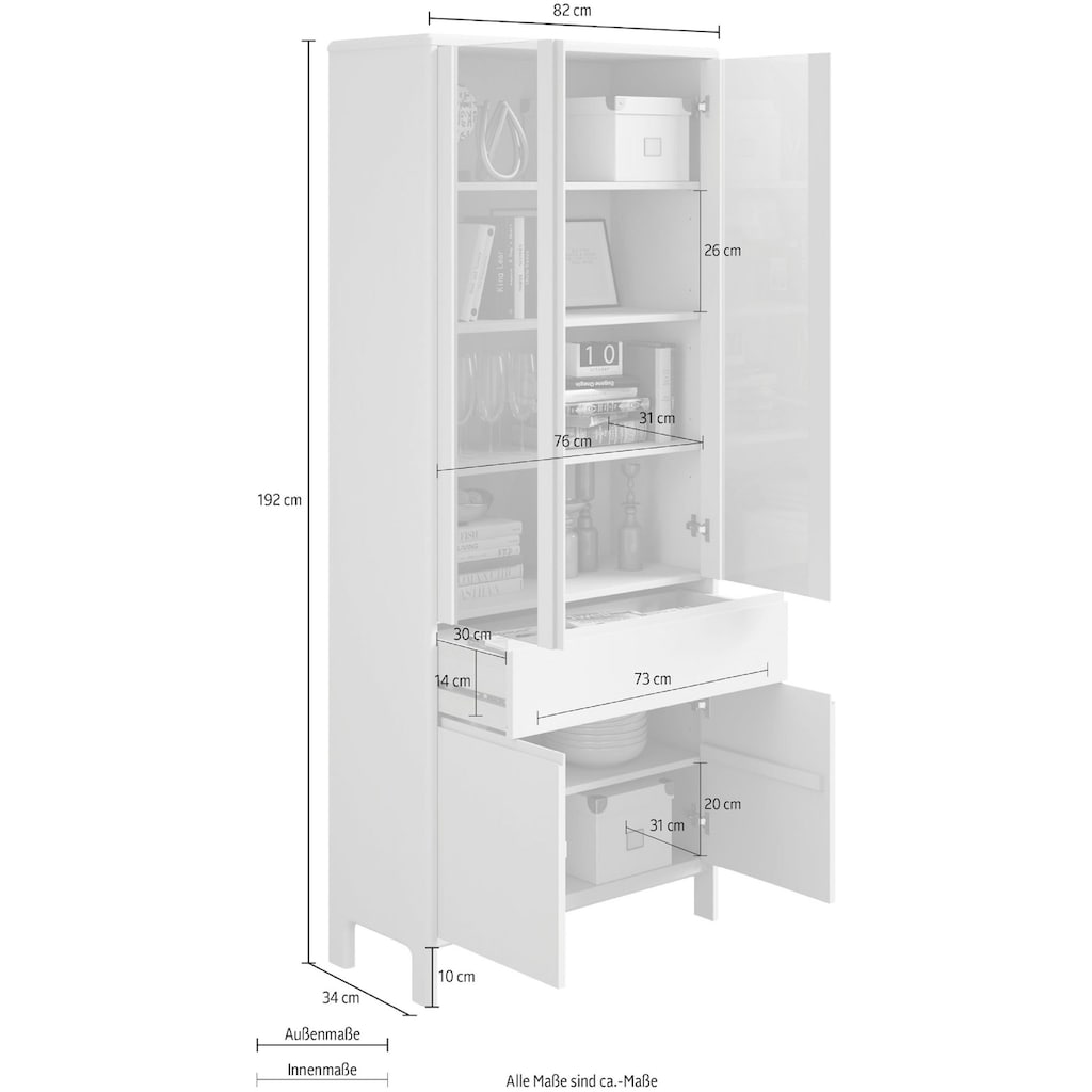 Home affaire Vitrine »Luven«