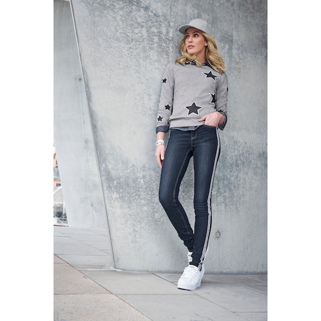 Arizona Slim-fit-Jeans, High Waist mit coolem Seitenstreifen online shoppen  bei Jelmoli-Versand Schweiz