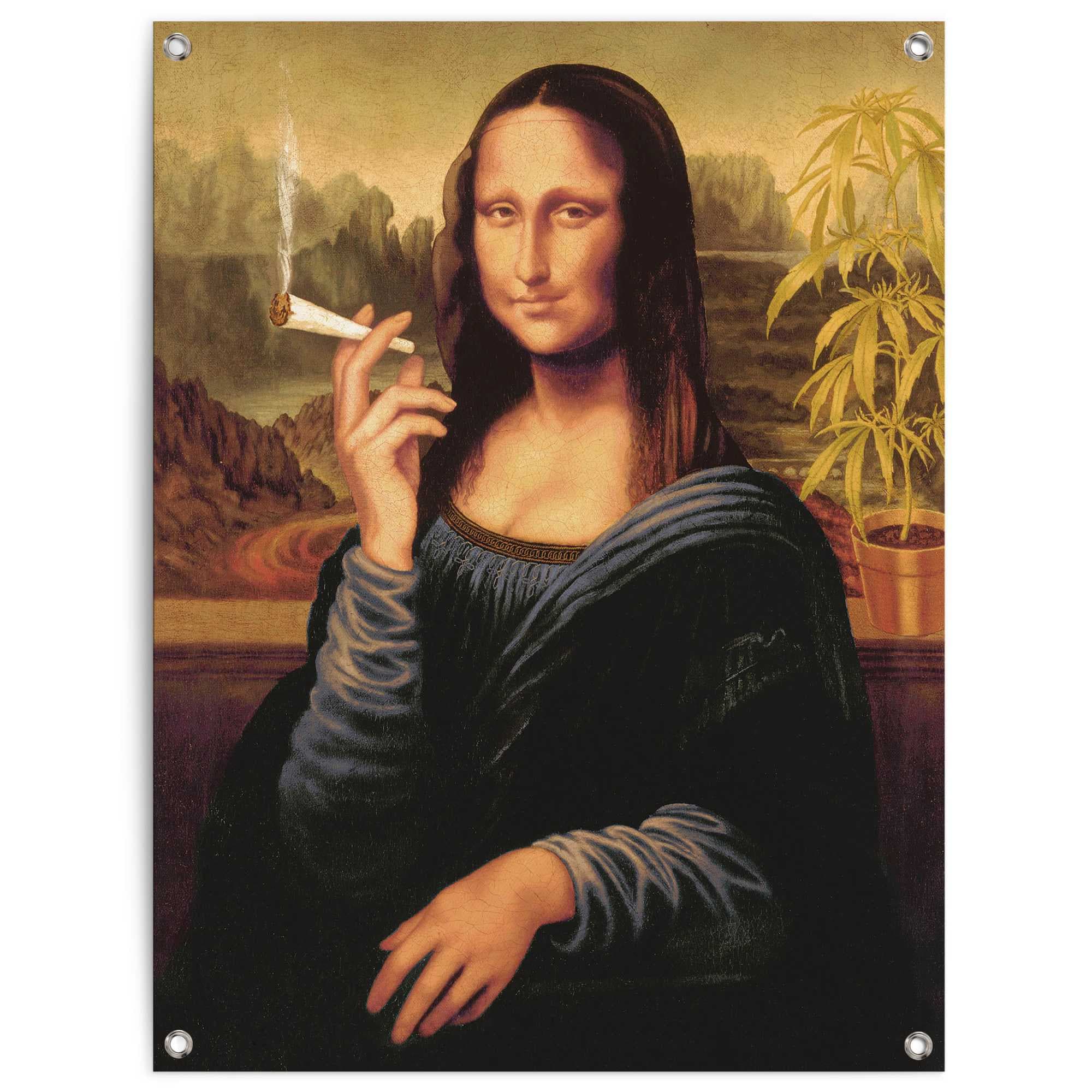 Reinders! Poster »Mona Lisa - joint«, Outdoor für Garten oder Balkon