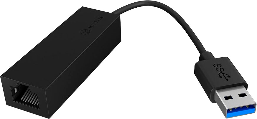 ICY BOX Computer-Adapter »ICY BOX USB 3.0 Typ A zu Gigabit Ethernet Lan Adapter«