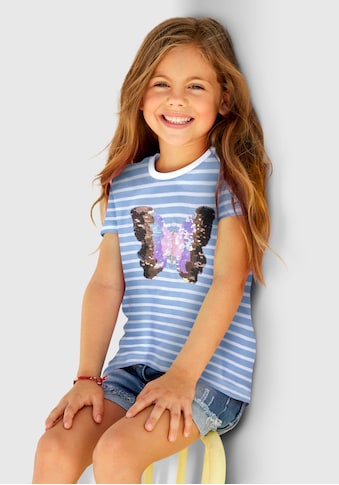 KIDSWORLD T-Shirt, mit glitzernder Paillettenapplikation kaufen