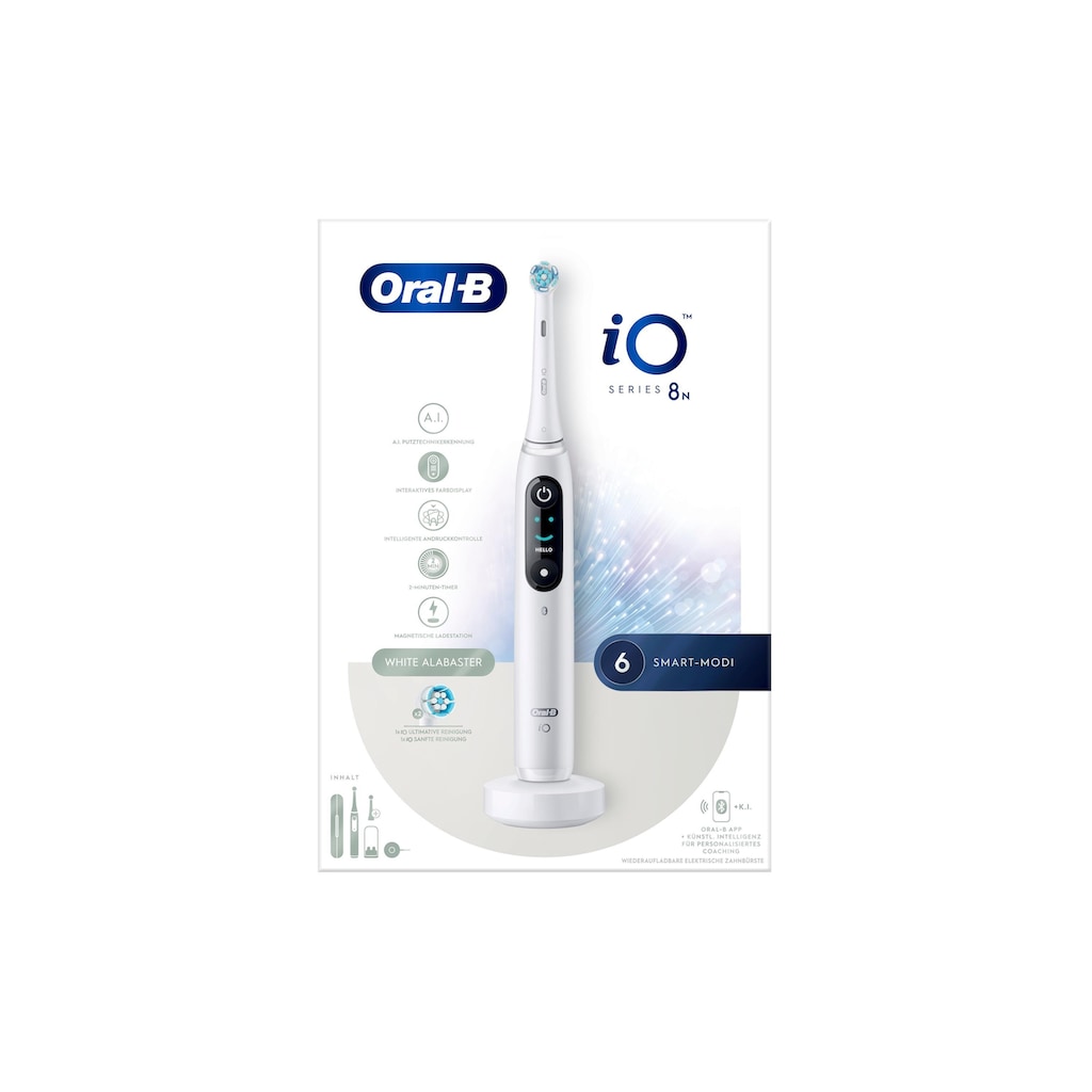Oral-B Elektrische Zahnbürste »iO Series 8N White Alabaster« gleich ...