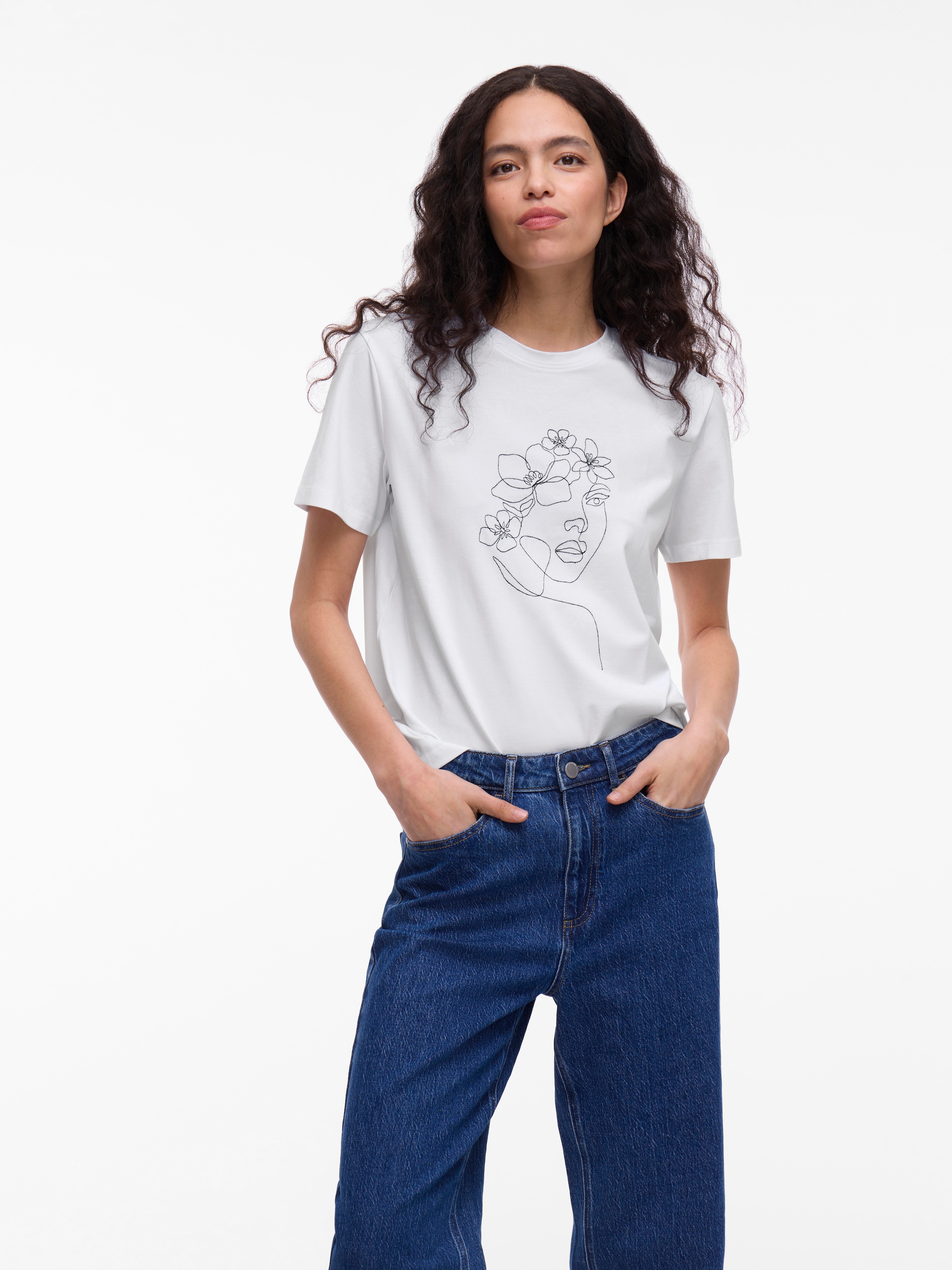 Vila Kurzarmshirt »VINORA S/S T-SHIRT - NOOS«
