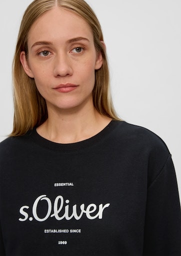 mit Logonamen vorne Jelmoli-Versand | Sweatshirt, kaufen online dem s.Oliver