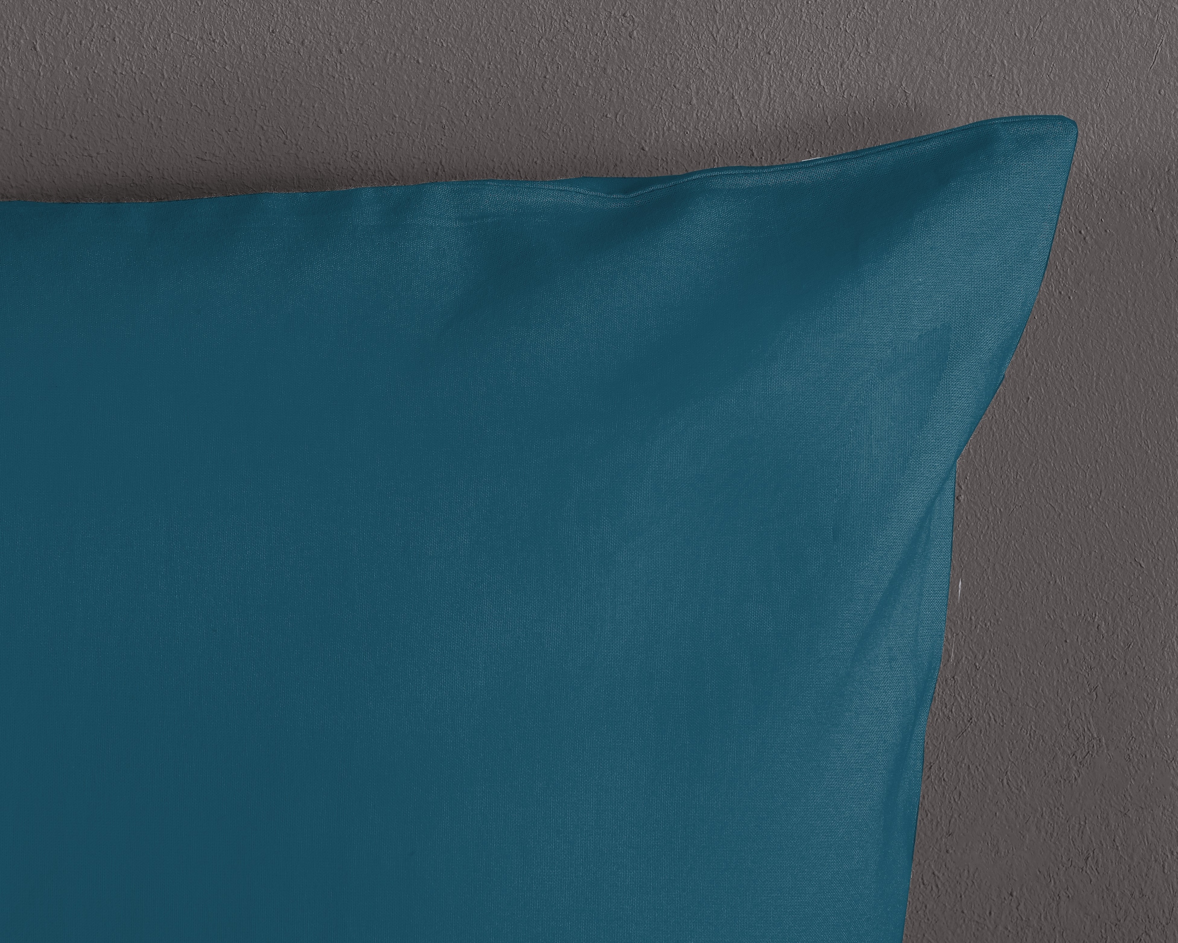 PURE luxury collection Bettwäsche »Pure uni«, Mikrofaser, Pflegeleicht, Weich, Uni, Unifarben, Reissverschluss