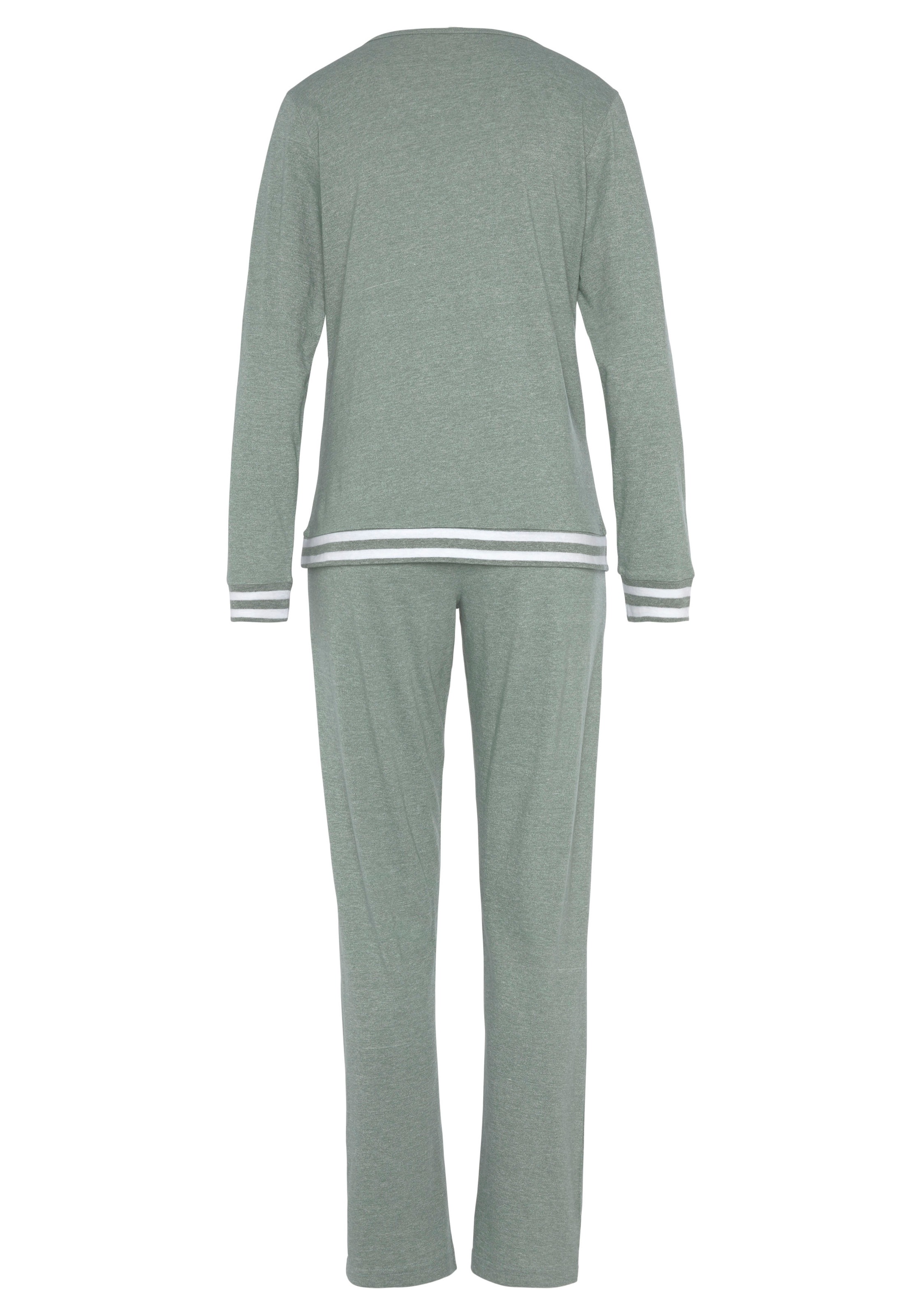 Vivance Dreams Pyjama, (2 tlg.), Jelmoli-Versand bei mit Schweiz Streifen-Details bestellen online