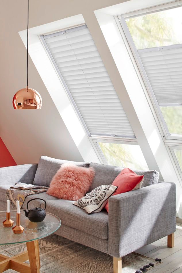 ❤ sunlines Dachfensterplissee »Classic Style Crepe«, Lichtschutz, verspannt,  mit Führungsschienen ordern im Jelmoli-Online Shop
